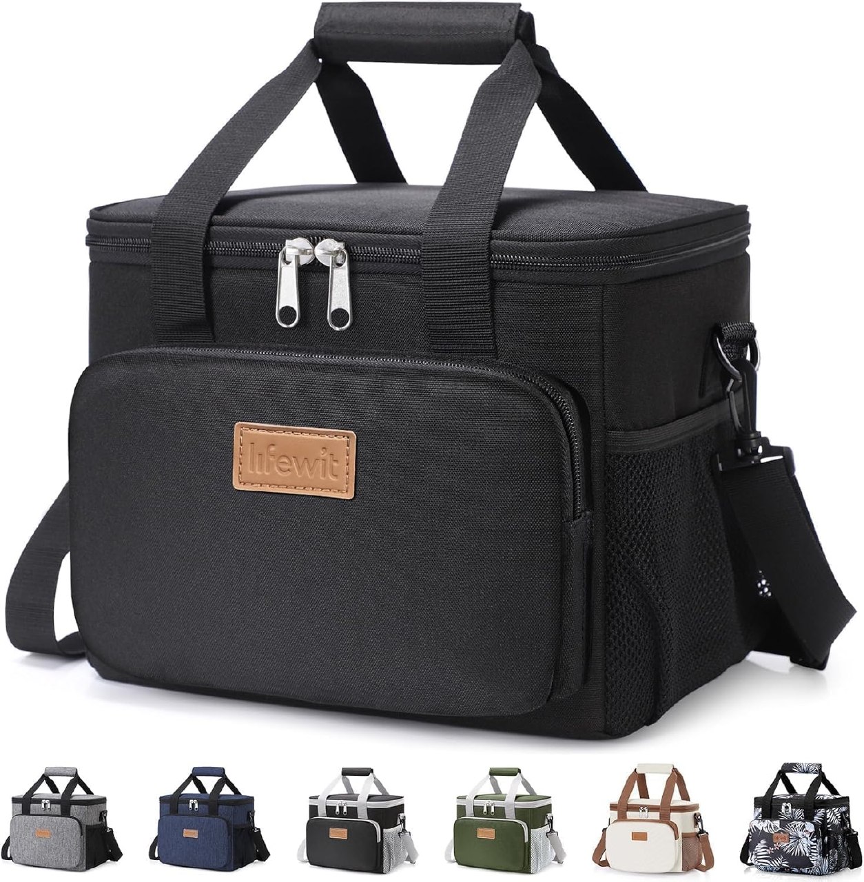 Lifewit Bolsa Termica Porta Alimentos 9L(12 Latas), Bolso Comida Trabajo Hombre y Mujer, Lunch Ba