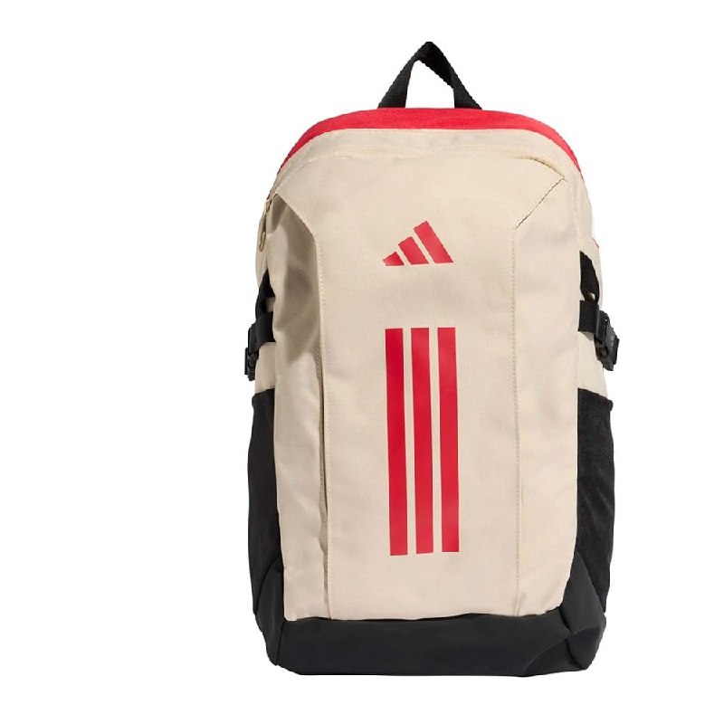 Adidas Unisex - Adulto Power Backpack, Crystal Linen/Pure Ruby, One Size