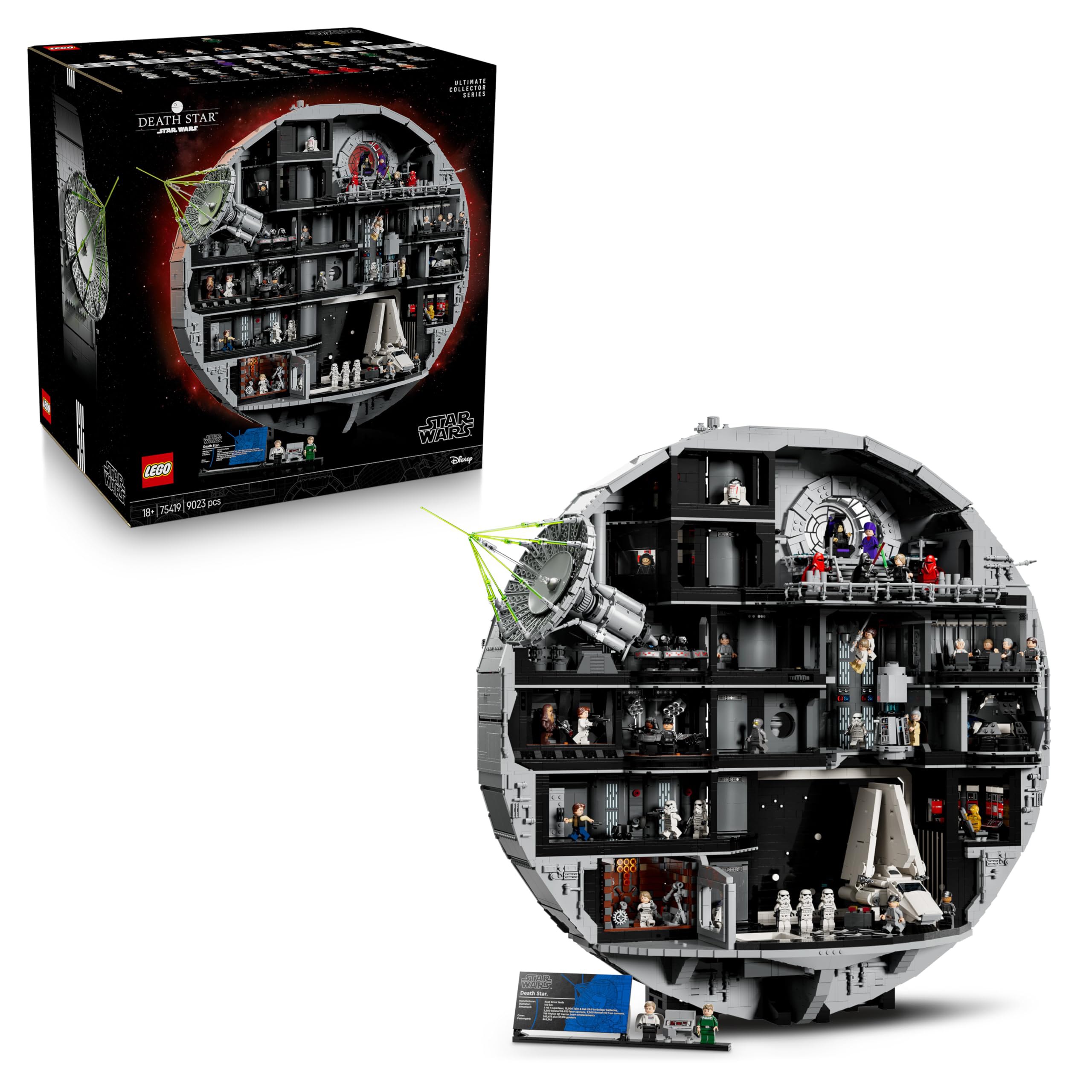 LEGO Star Wars 75419 Estrella de la Muerte - Maqueta para Adultos Interactiva UCS con 36 Minifigu