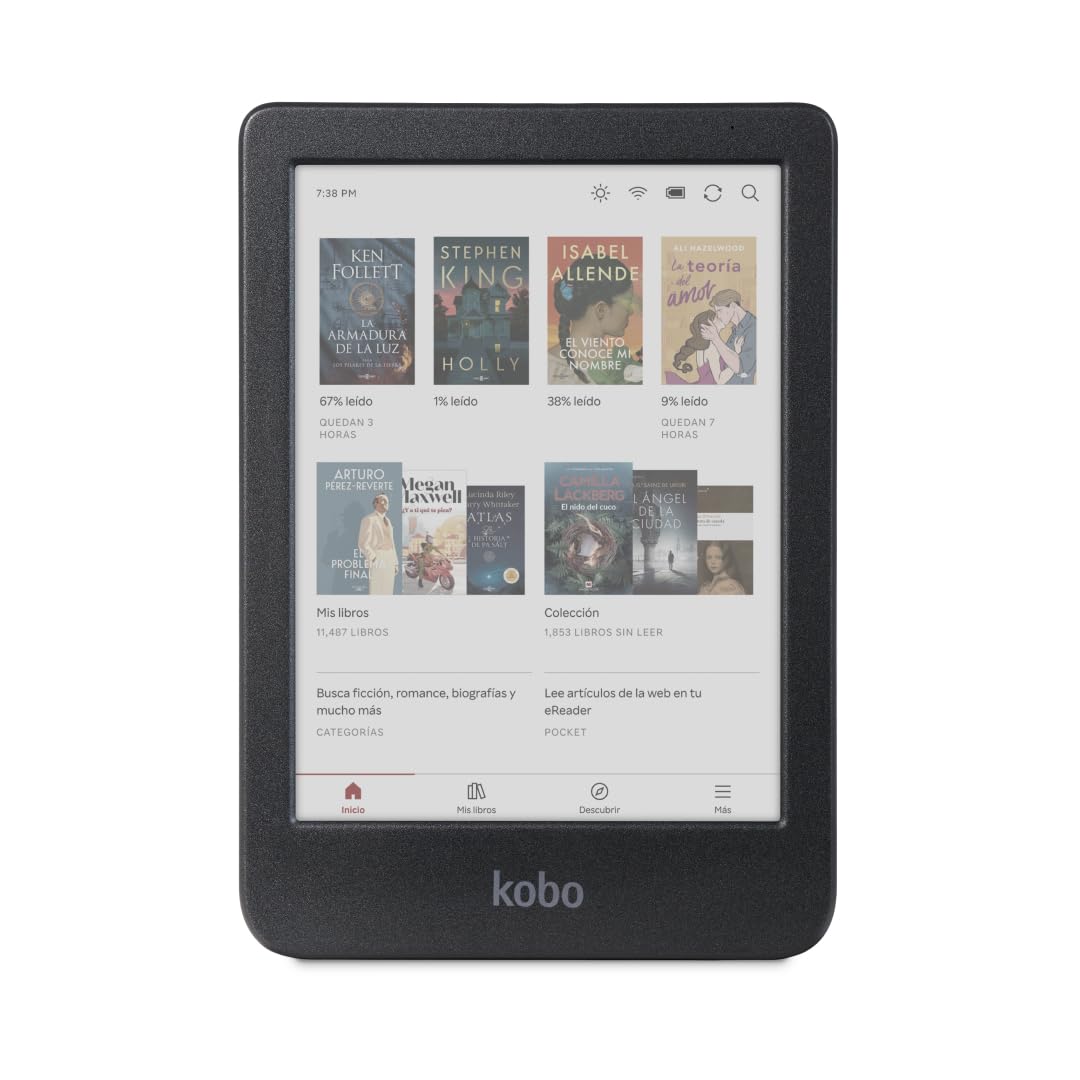 Kobo Clara Colour eReader Pantalla E Ink Kaleido 3 en Color de 6” sin Reflejos Opción