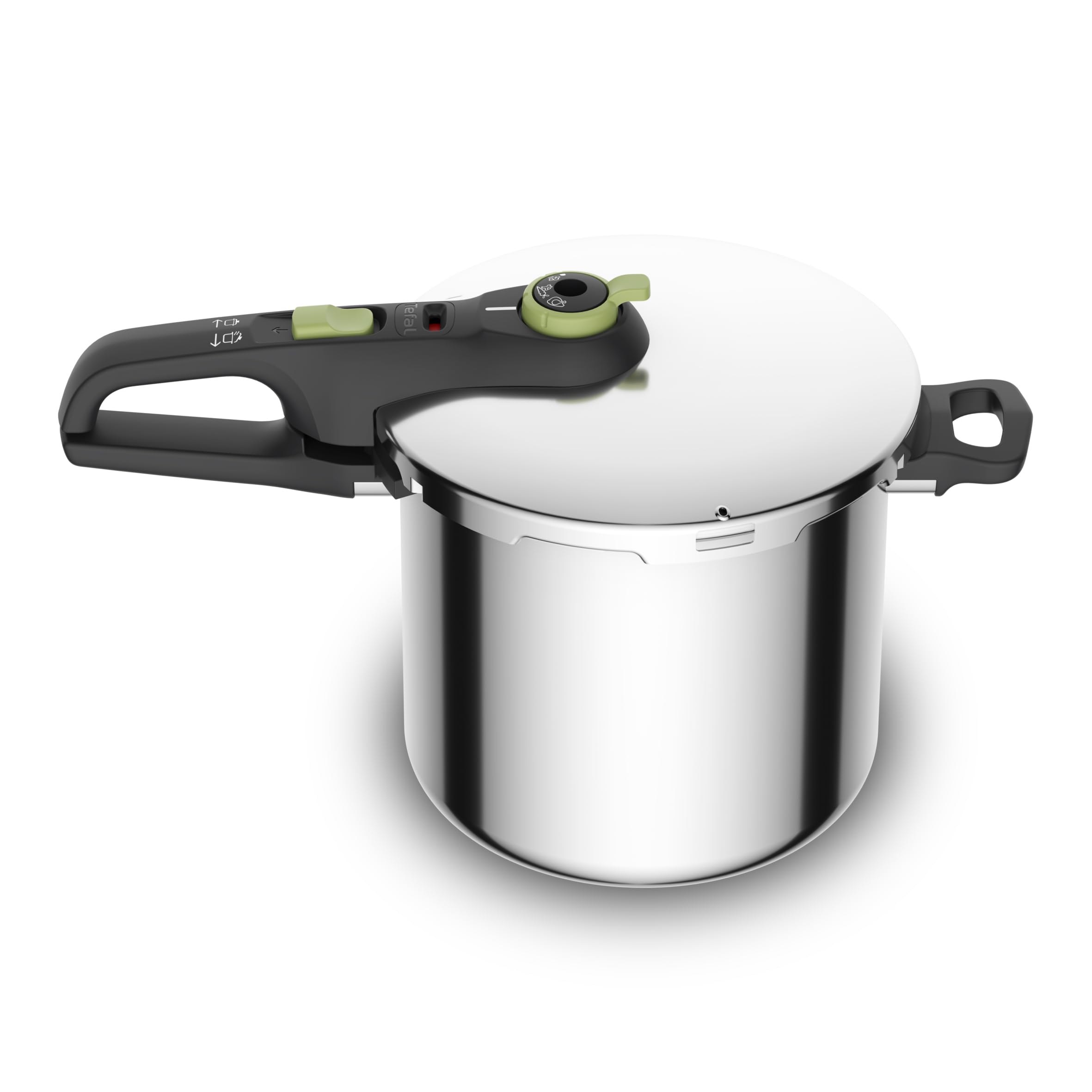 Tefal Secure Trendy 8L con cestillo P25844 - Olla a presión de 8L de capacidad, dos programas, v