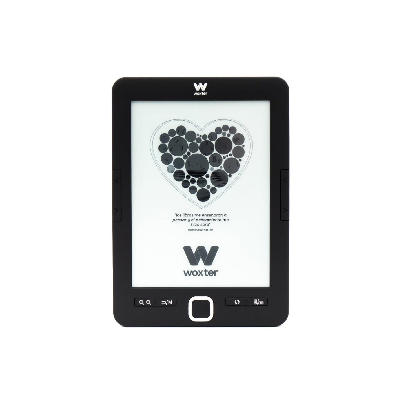 Woxter Scriba 195 (6 Pulgadas) Negro - Lector de Libros Electrónicos, Color Negro