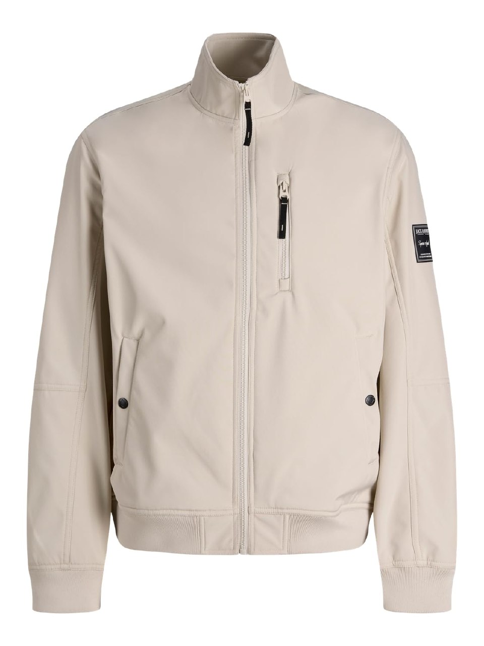 JACK & JONES Jjeparker Softshell Bomber Sn, Moonbeam, M