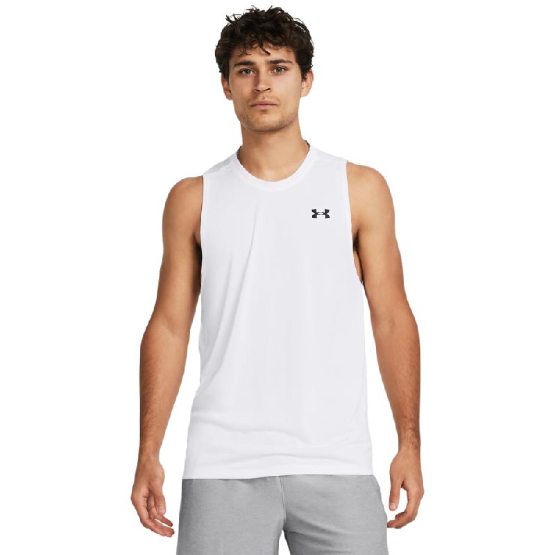 Under Armour UA Tech Tank Camiseta sin mangas para hombre, camiseta de hombre sin mangas para cor
