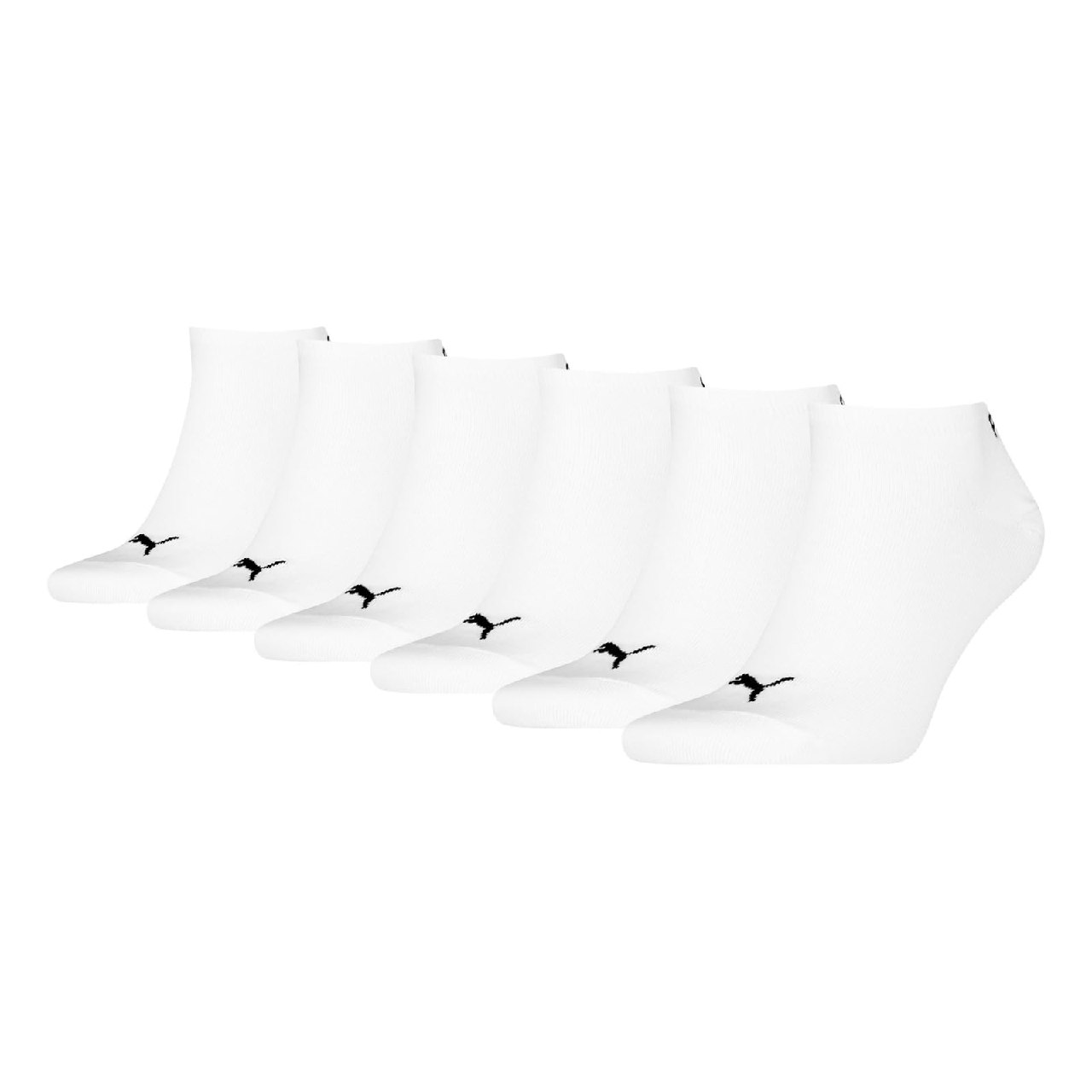 PUMA Unisex Sneaker Plain, Calcetines Unisex adulto, Blanco - Nuevo, 39-42