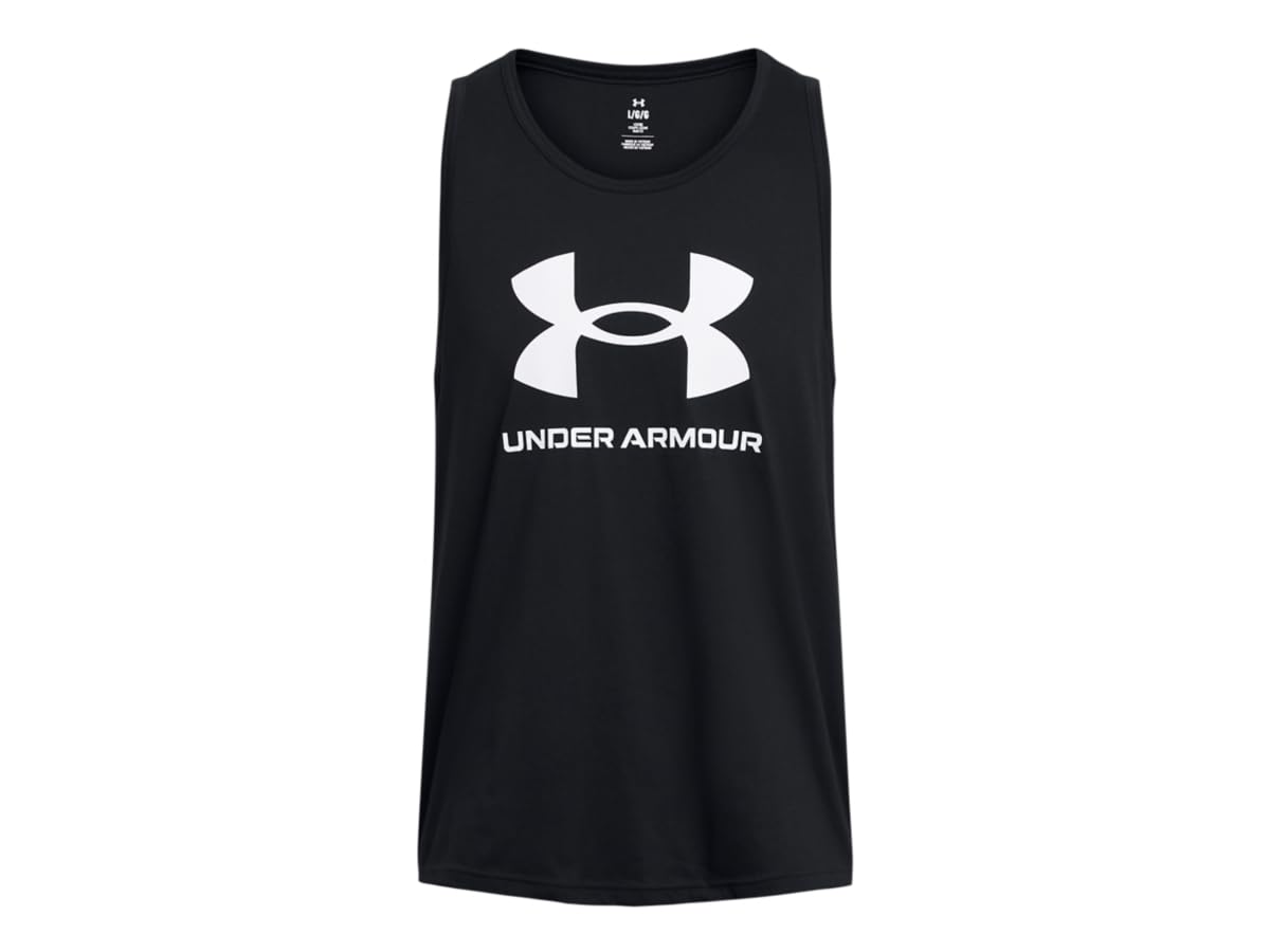 Under Armour UA Sportstyle Logo Tank Camiseta de hombre ligera y de secado rápido, camiseta sin