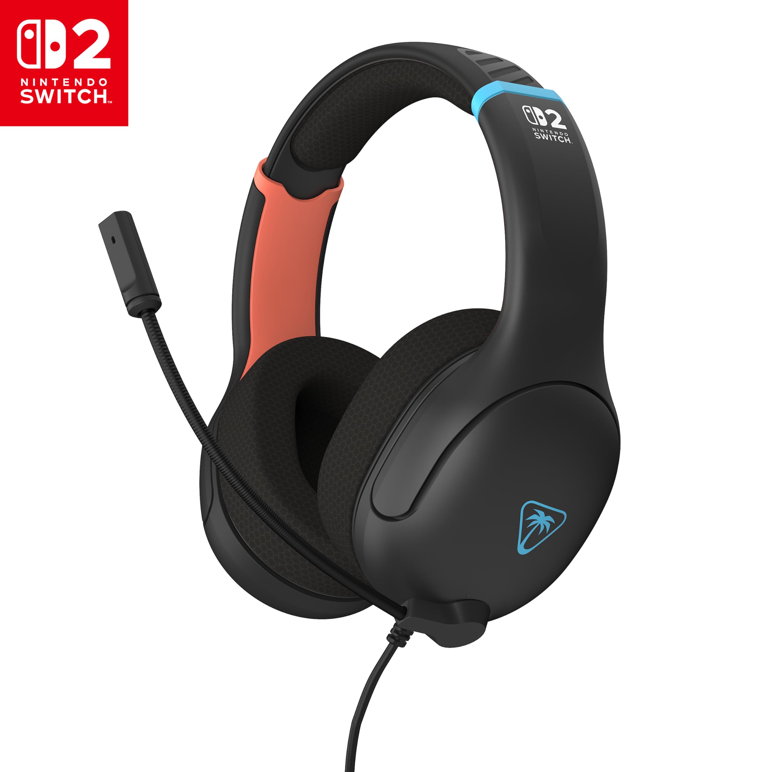 Turtle Beach Airlite Fit Auriculares con Cable para Juegos en Gris carbón - con Licencia Oficial