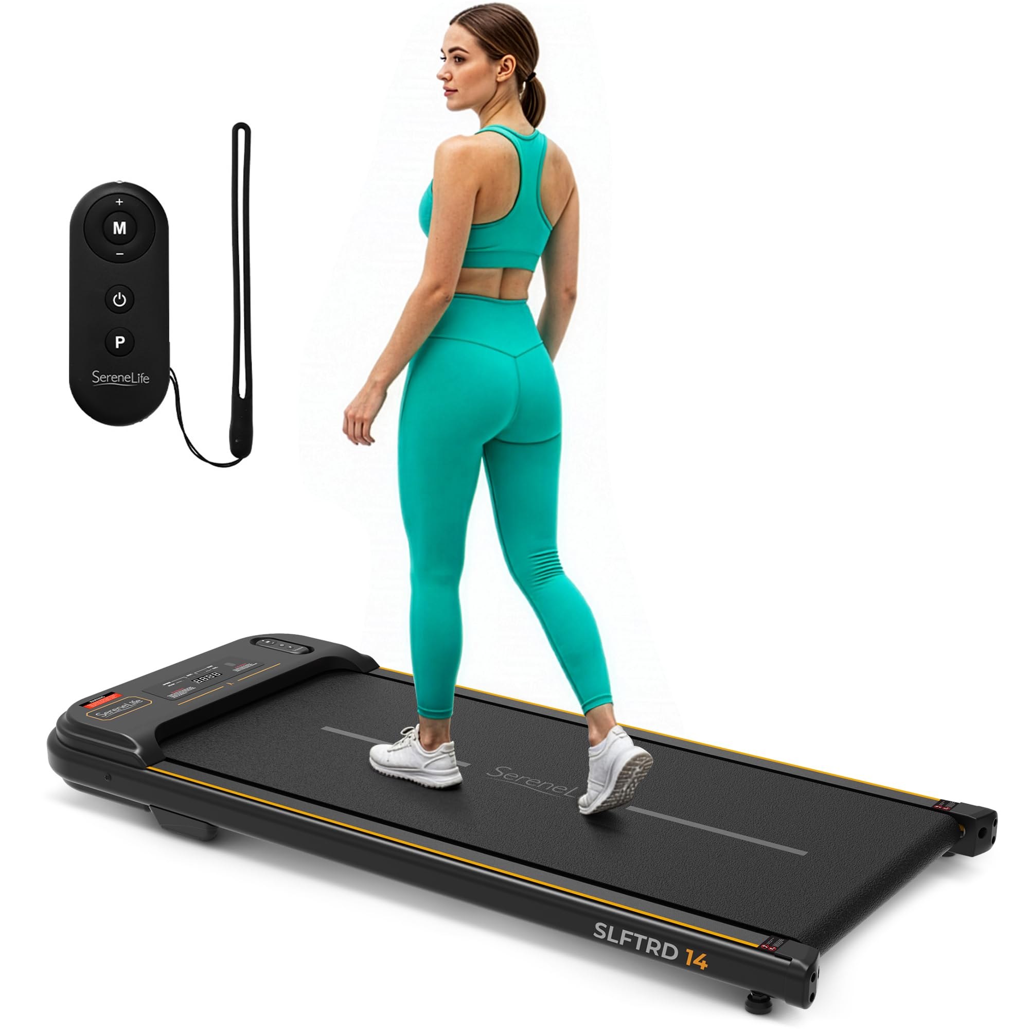 SereneLife cinta de correr escritorio, Plegable, De andar, Caminadora, Electrica, Treadmill, Comp