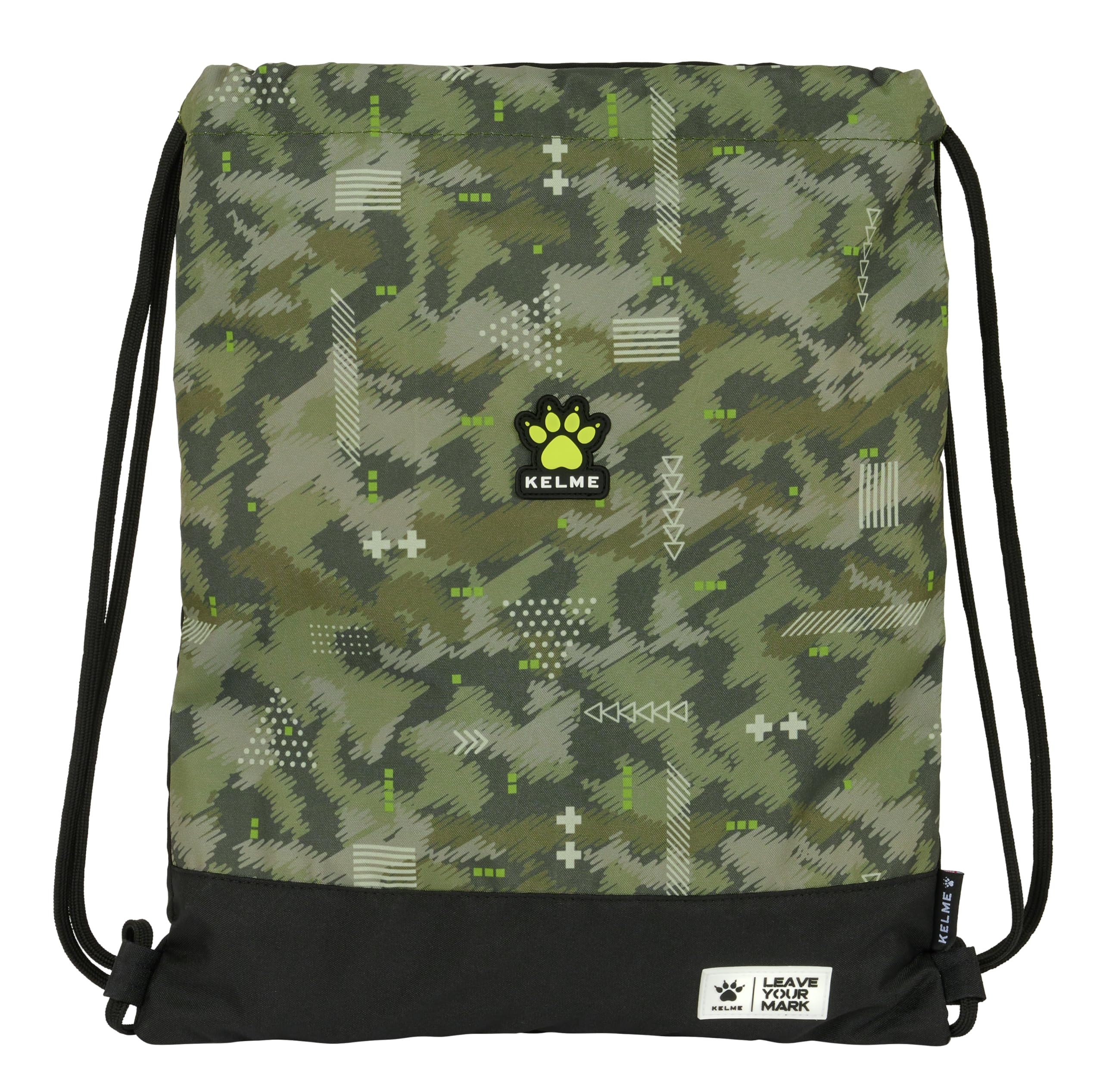 Kelme Travel - Mochila Saco Plano Grande, Mochila, Ideal Para Niños De Diferentes Edades, Cómod