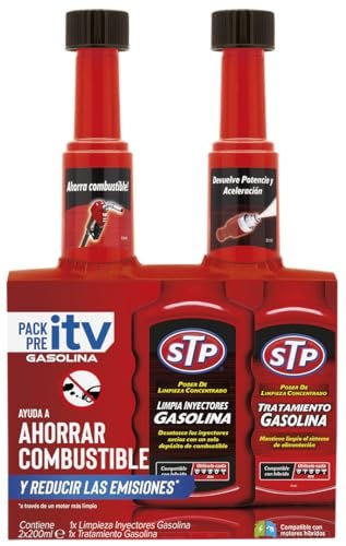 Pack pre itv tratamiento limpia inyectores gasolina 200 ml + tratamiento gasolina