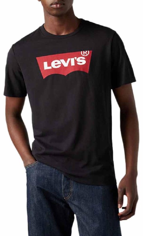 Levi's Graphic Set-in Neck T-Shirt, Graphic H215-Hm Black, M Hombre