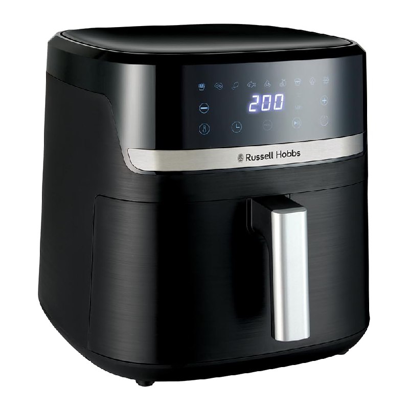 Russell Hobbs Freidora de Aire, Air Fryer, Freidora sin Aceite 8,3 L, XXL [tamaño compacto, bajo