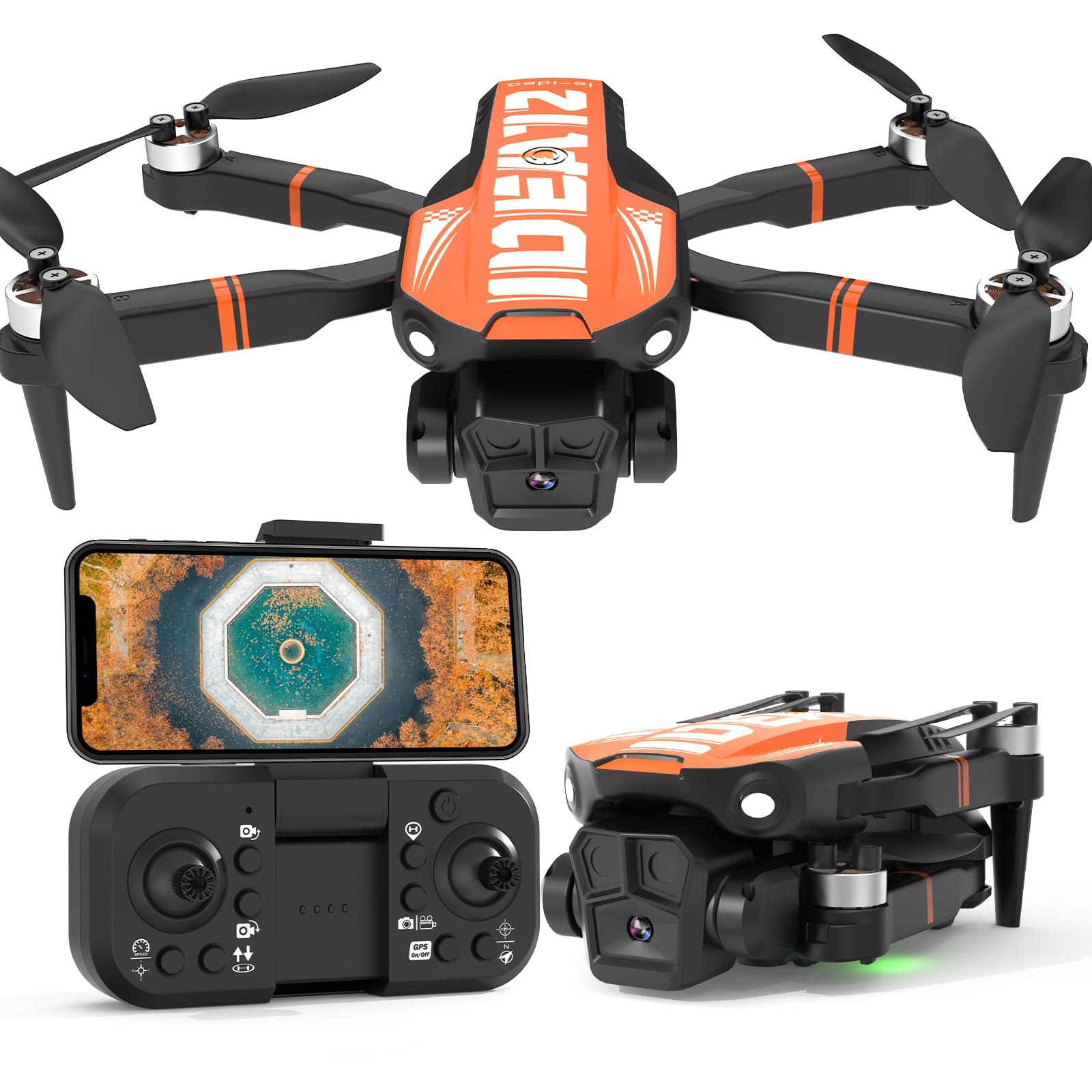 Le-Idea Gps Drone Con Cámara 4K Para Adultos, Drones Profesionales Transmisión Wifi 5G, Retorno