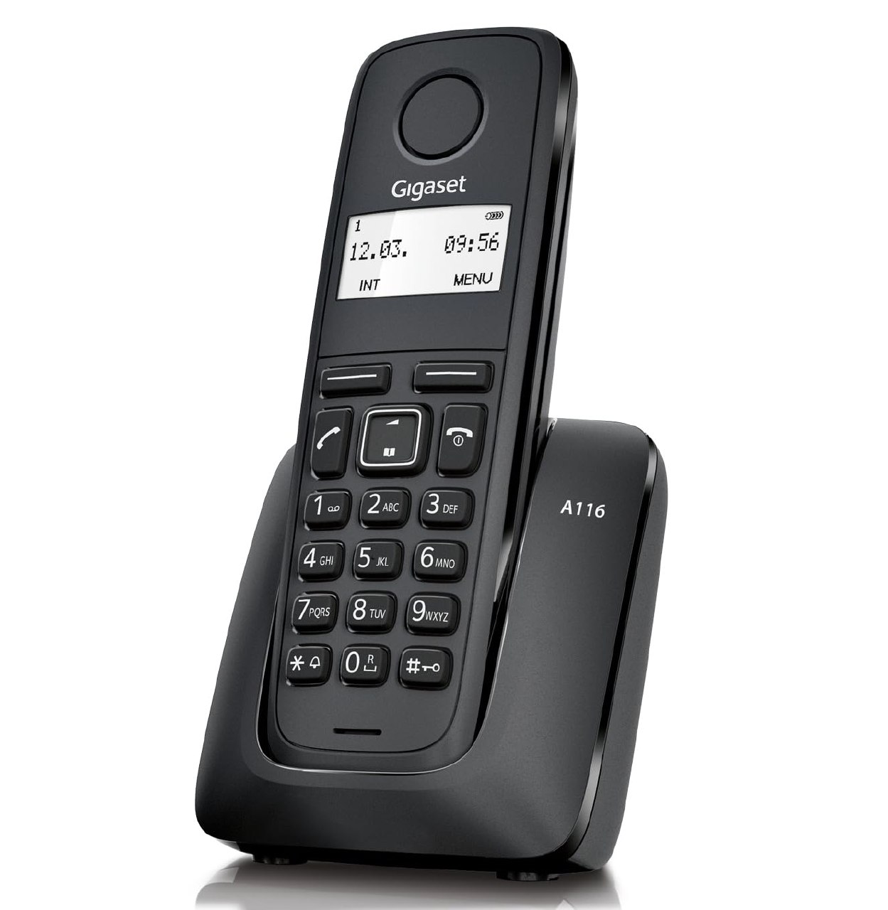 Gigaset A116 - Teléfono DECT Inalámbrico - Pantalla Gráfica Iluminada - Pantalla gráfica de 1