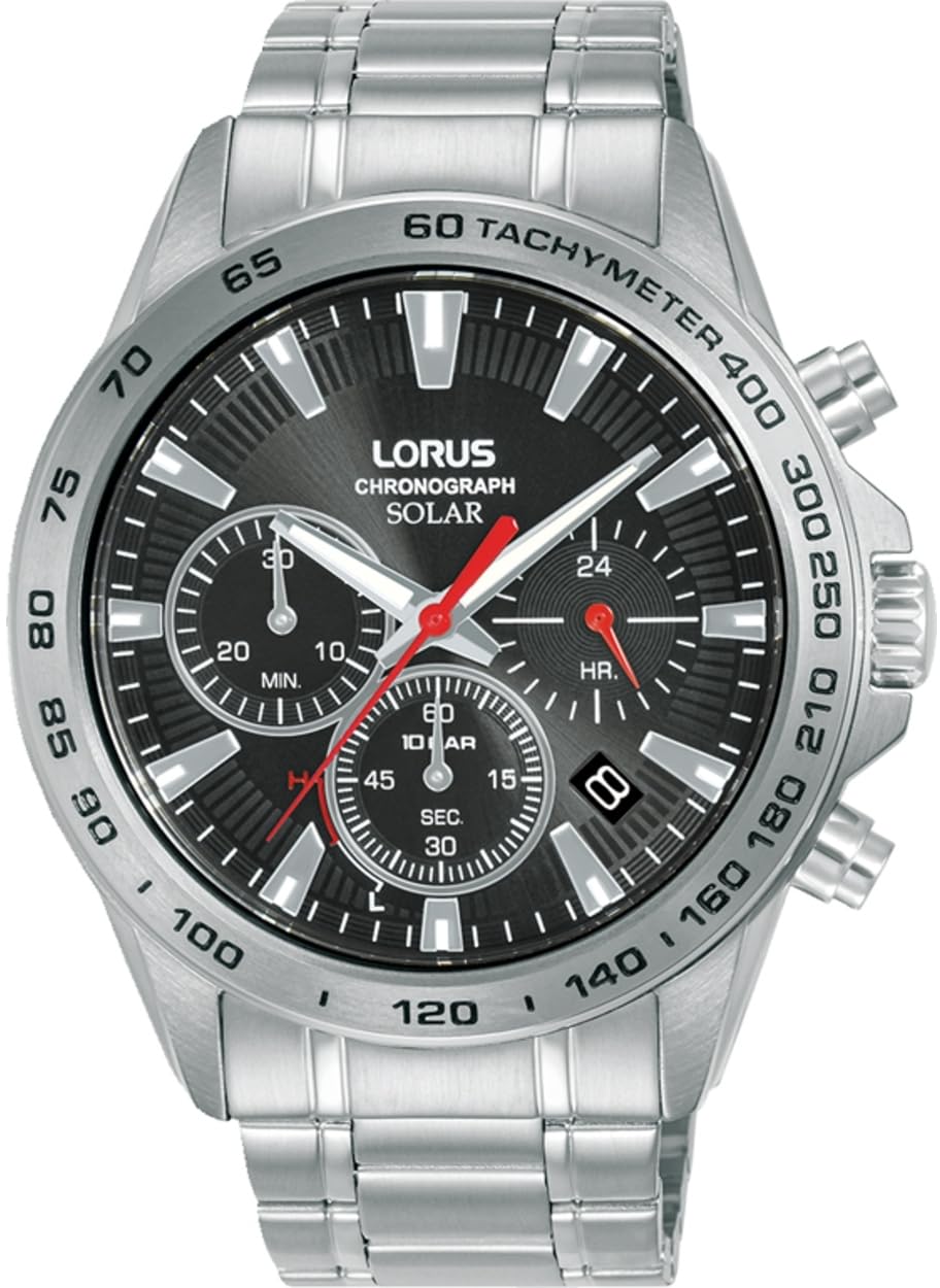Lorus Reloj Analógico de Cuarzo para Hombre con Pulsera de Acero Inoxidable, Plata