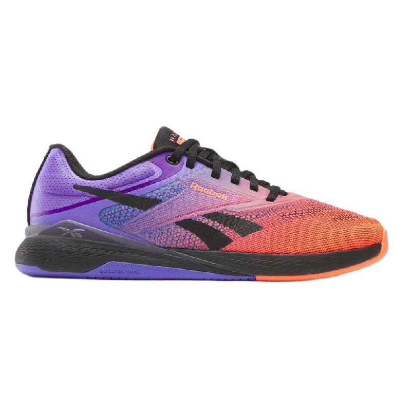 Reebok FTW - Zapatillas Deportivas Nano X5 para Mujer, Color Blanco, Naranja y Morado, Talla 41 E
