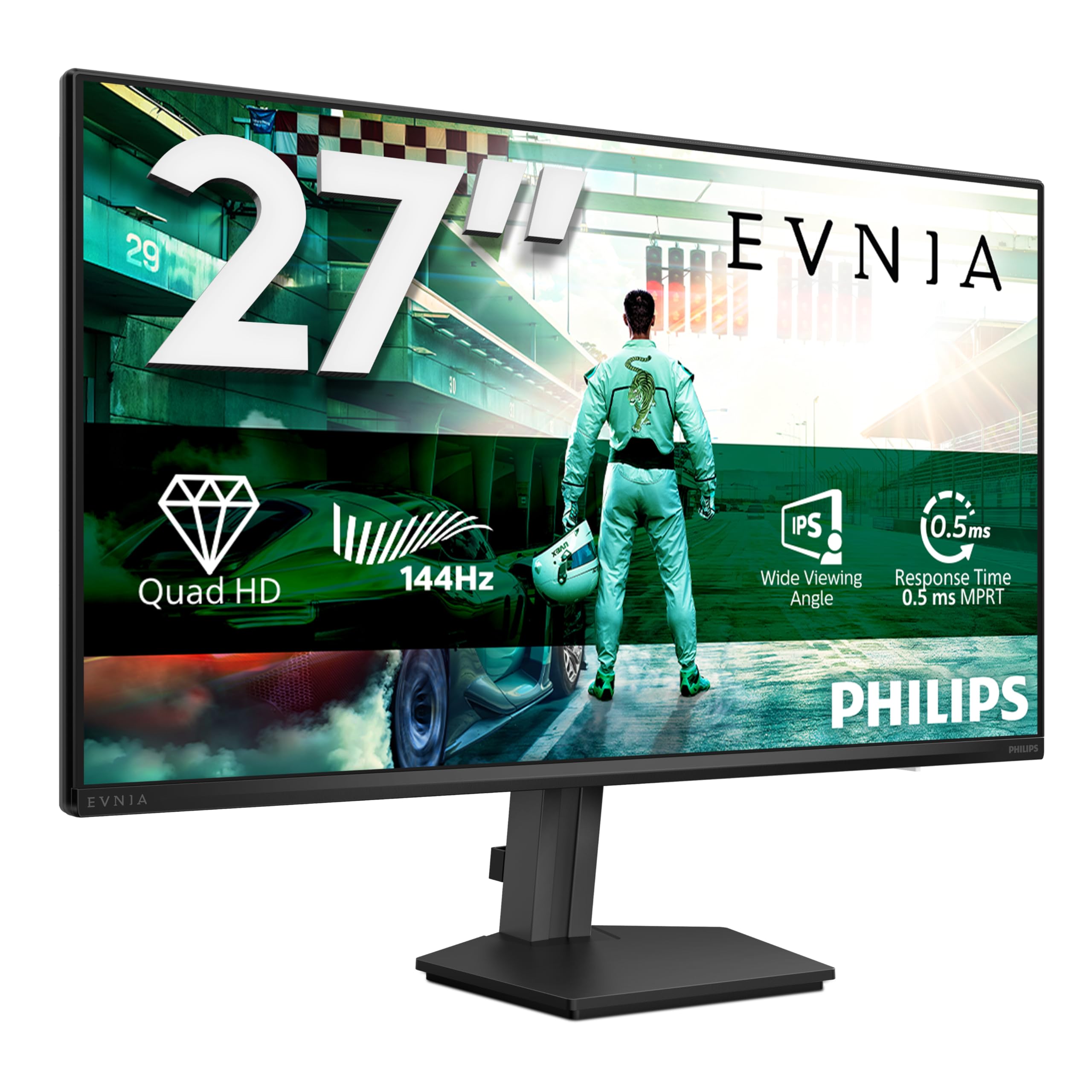 PHILIPS Evnia 27M2N3500NF Gaming Monitor 27 Pulgadas 144Hz Panel IPS, 4ms GtG, HDR10, G-Sync Comp