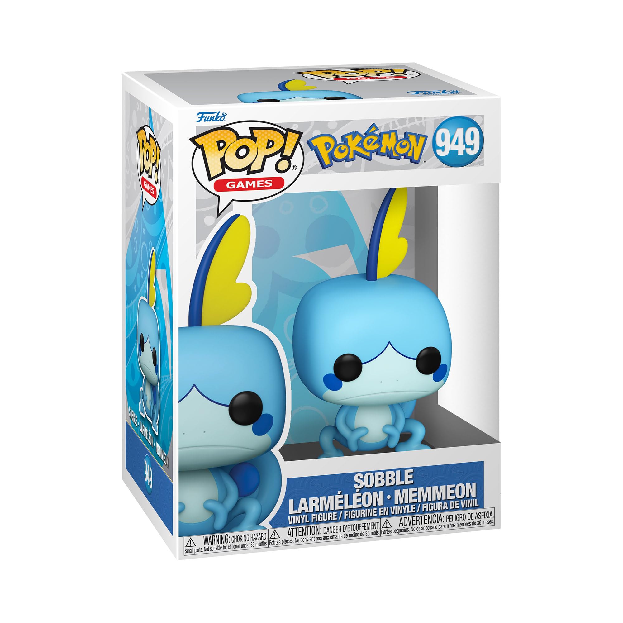 Funko Pop! Games: Pokemon - Sobble - Figura de Vinilo Coleccionable - Idea de Regalo- Mercancia O
