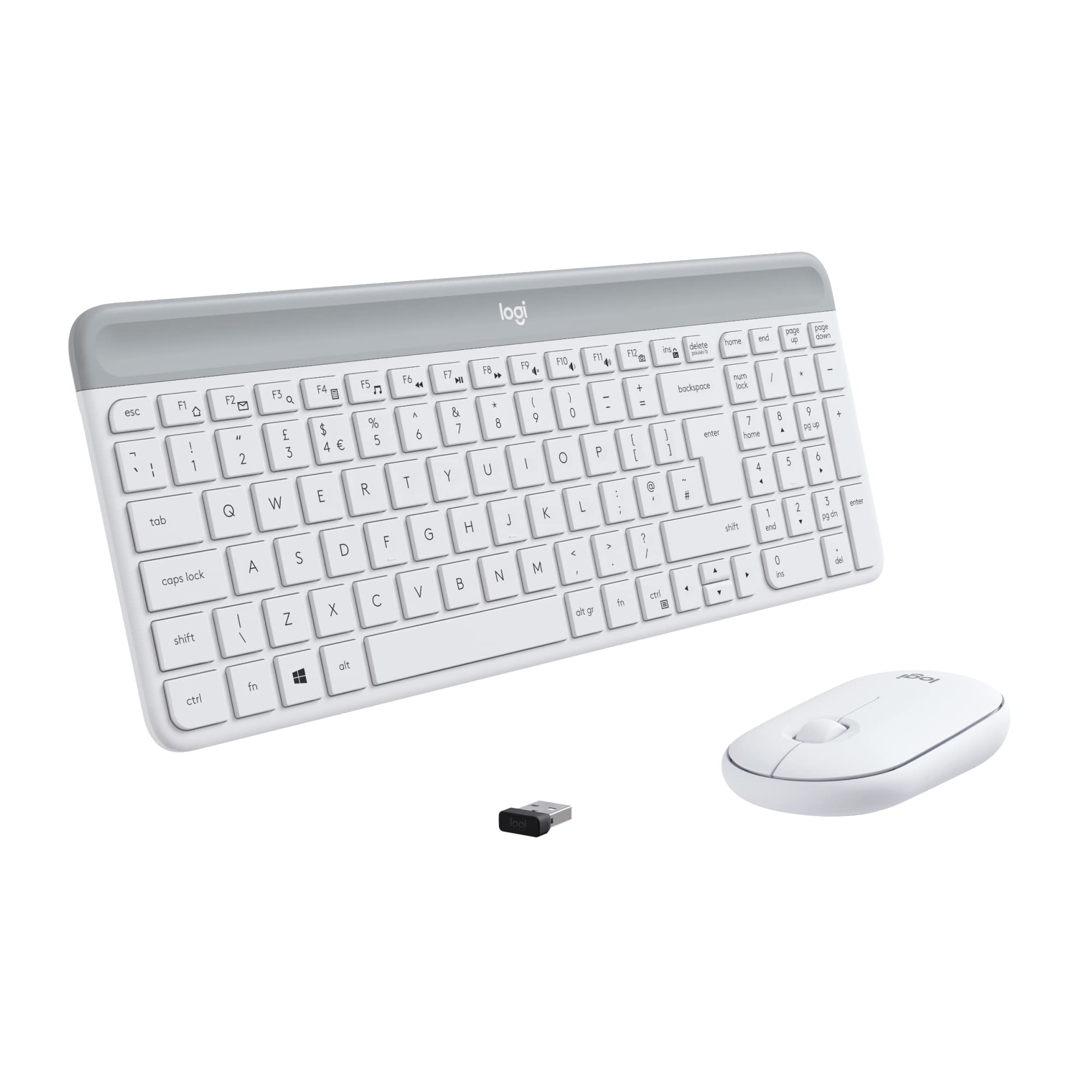 Logitech Mk470 Delgado Teclado Inalámbrico & Ratón Combo - Us Int'l Qwerty