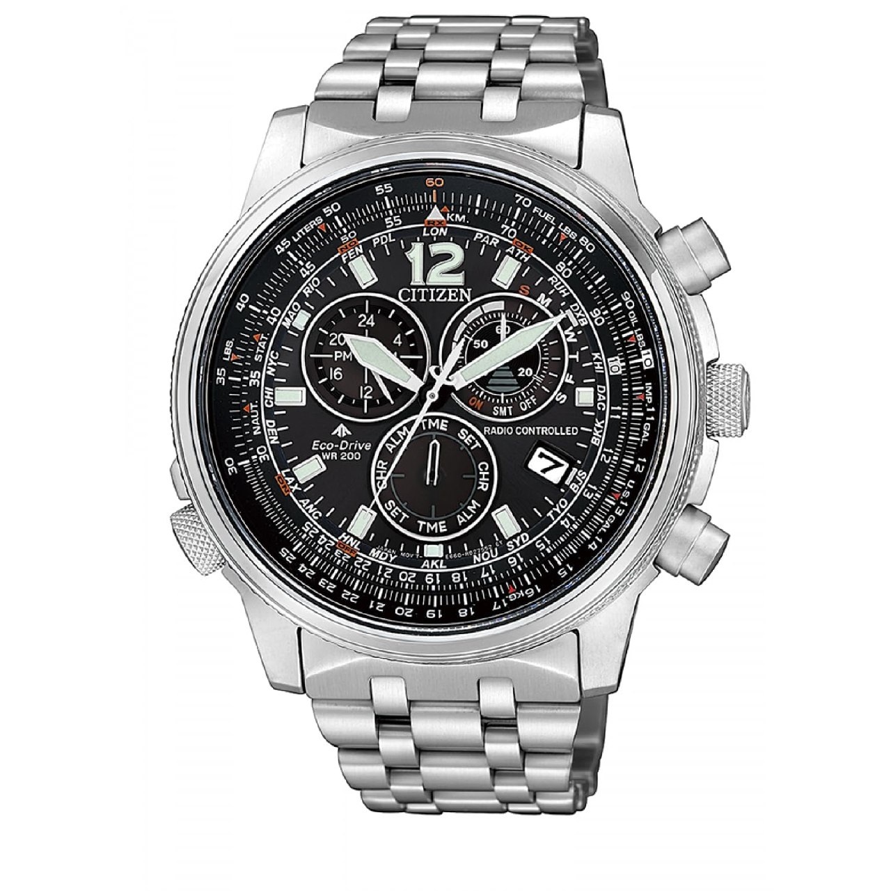 Citizen Reloj Crono Pilot E660 CB5860-86E Eco-Drive Hombre