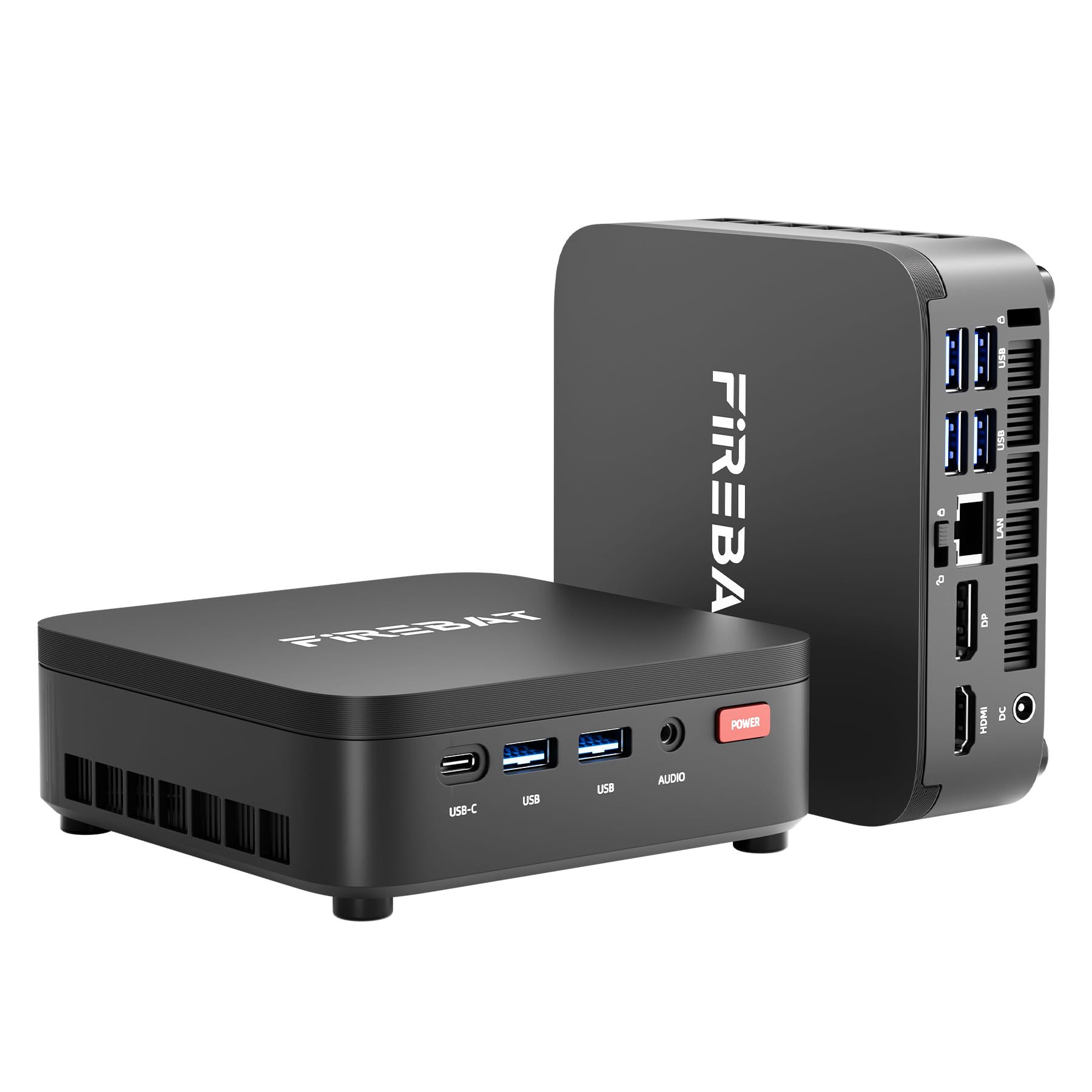 FIREBAT Mini PC Ryzen 3 4300U 16GB LPDDR4 RAM 512GB SSD 4KHDMI 2.0 DP 1.4 USB3.2 Gen2 Type