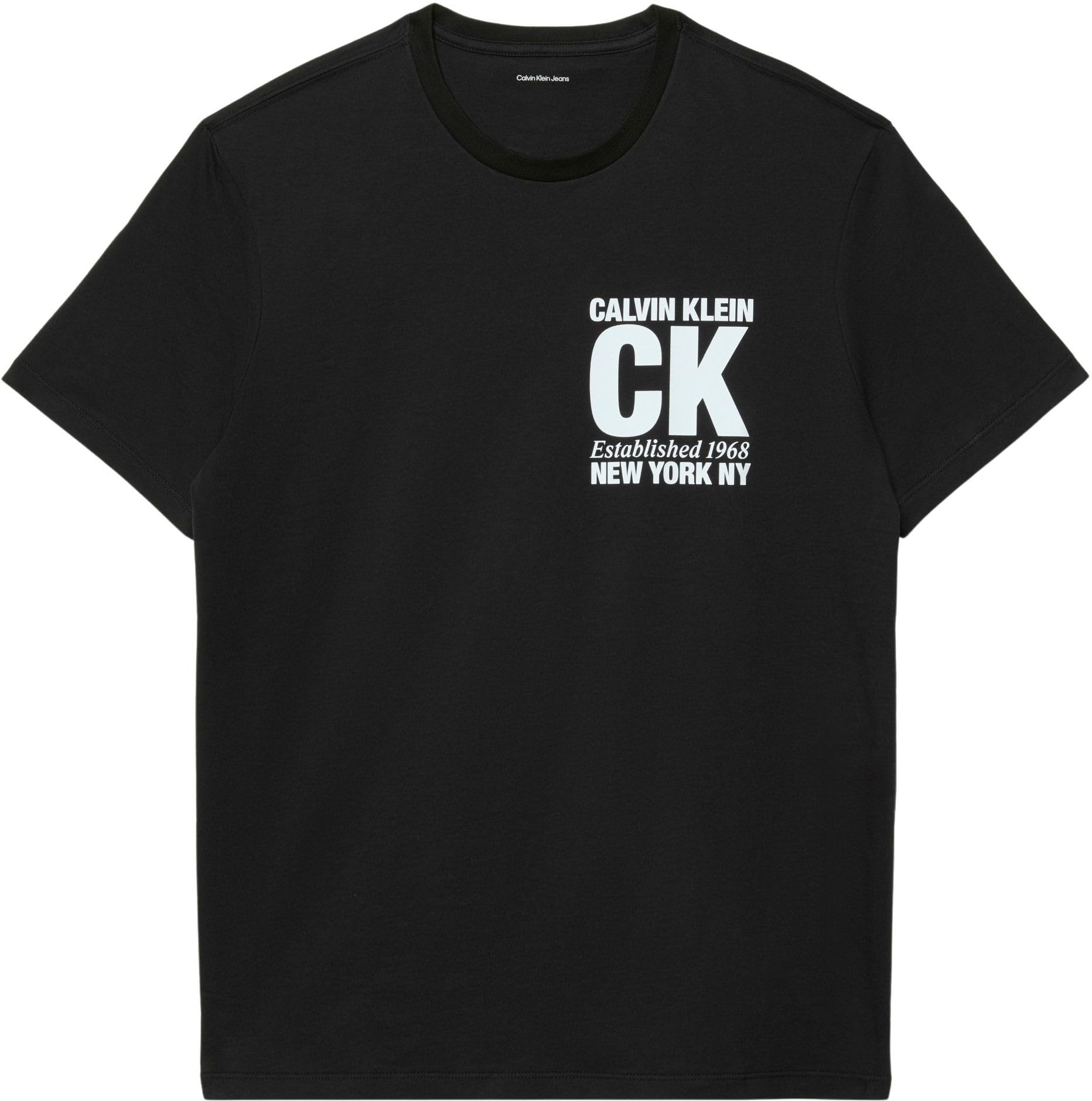 Calvin Klein Ss 30S Whsl Sp Ck Corner Graphic Lv04Re819G, Negro, M, Negro (Negro), M
