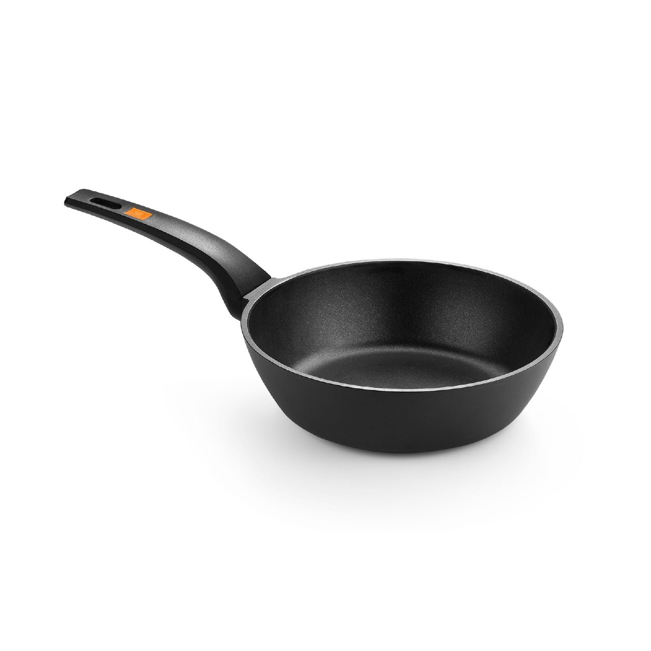 BRA Efficient Sartén Honda 24 cm, Aluminio Fundido con Antiadherente, Apta para Todo Tipo de c