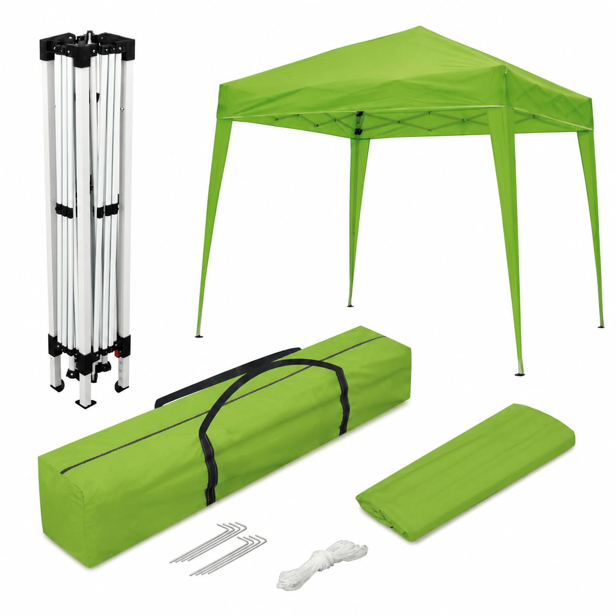 Wasabi - Carpa Plegable 3x3 m – Resistente al Agua - Incluye Vientos y Piquetas de Fijación