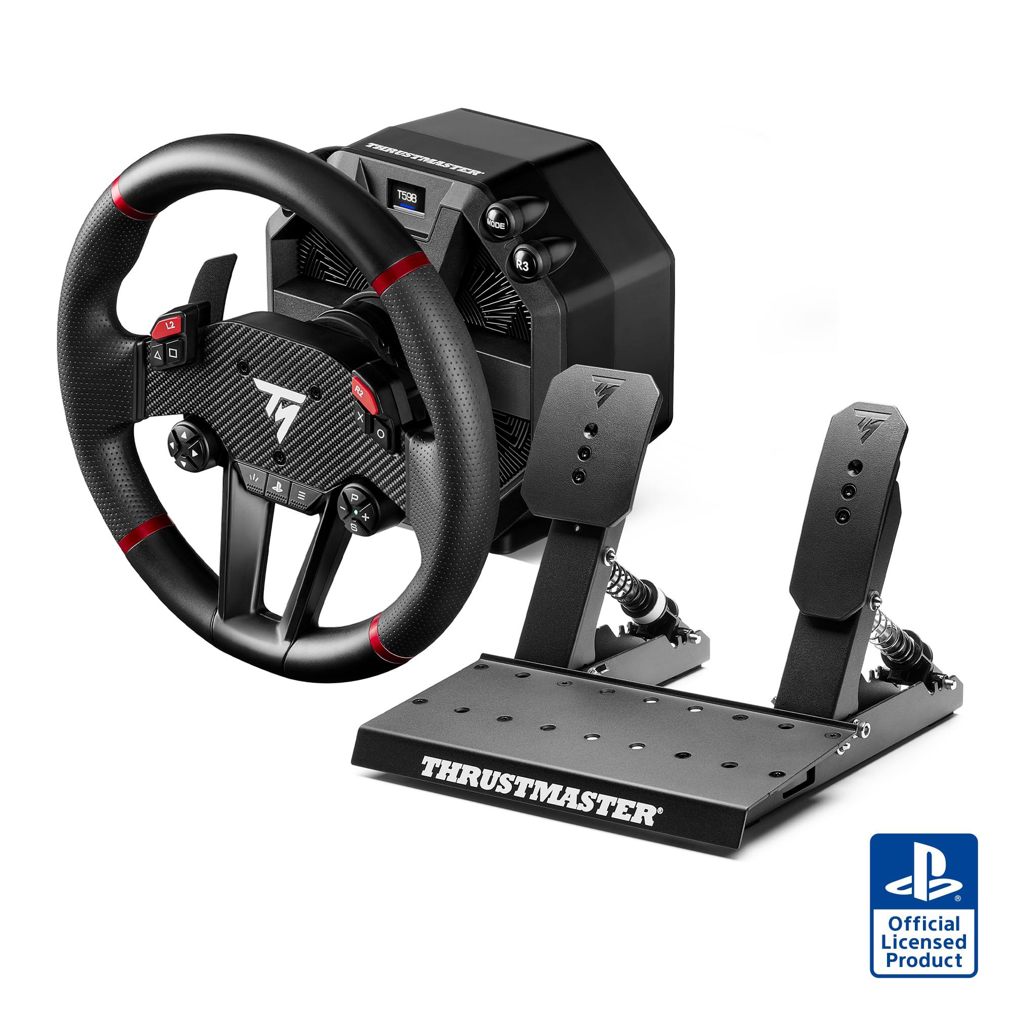 Thrustmaster T598 - Volante de Carreras Direct Axial Drive para PS5, PS4 y PC (Force Feedback de