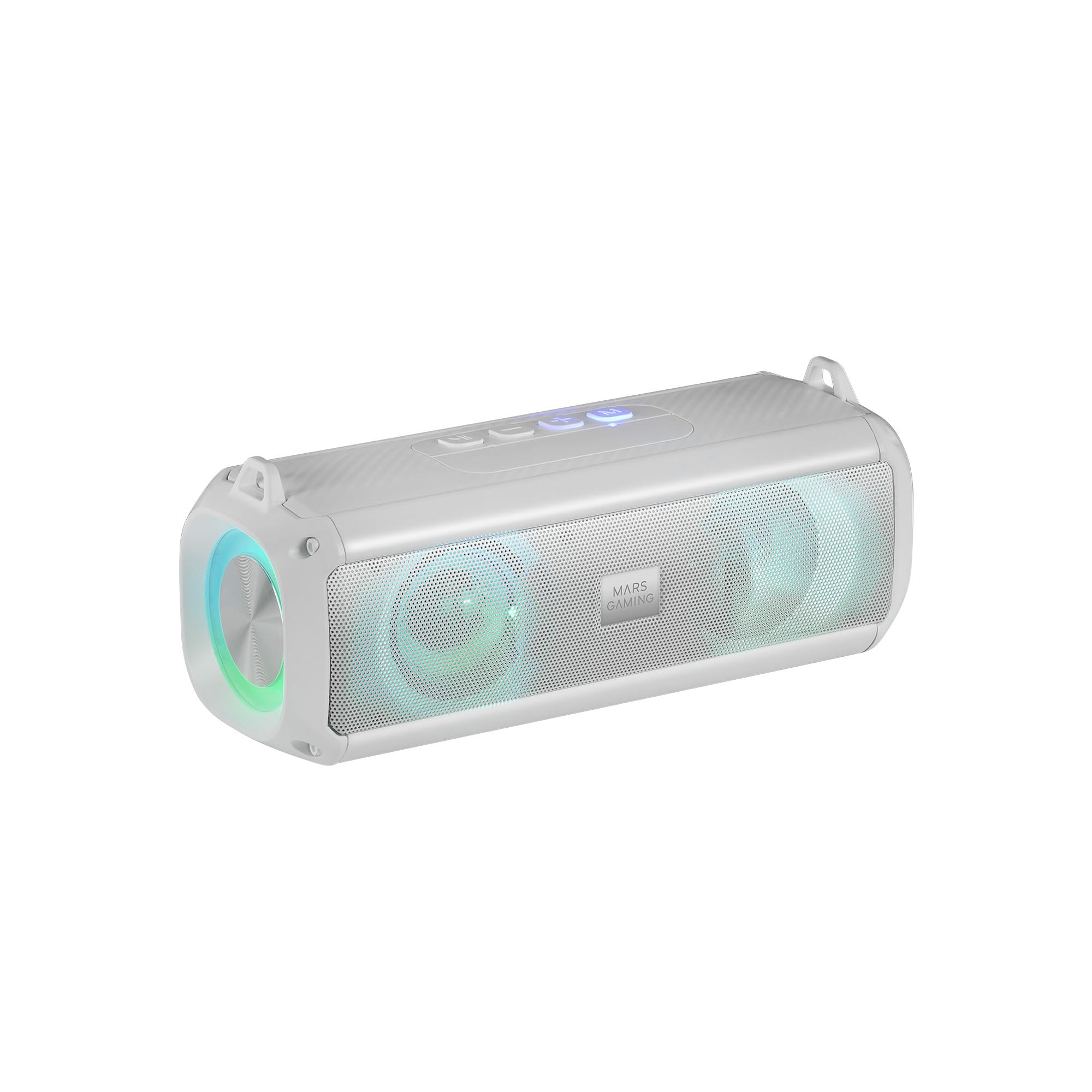 Mars Gaming MSB-XT, Altavoz Portátil + Barra de Sonido 2en1, Iluminación RGB Dinámica, Sistema