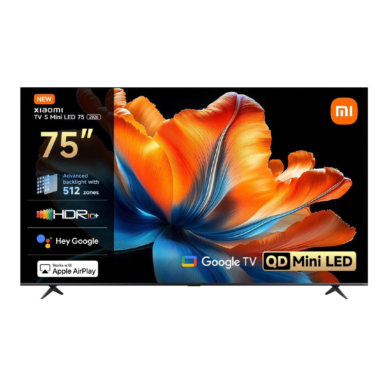Xiaomi TV S Mini LED 75" (190 Cm), Qled Mini LED Televisión, 4K UHD, Smart TV Con Google TV, Hdr