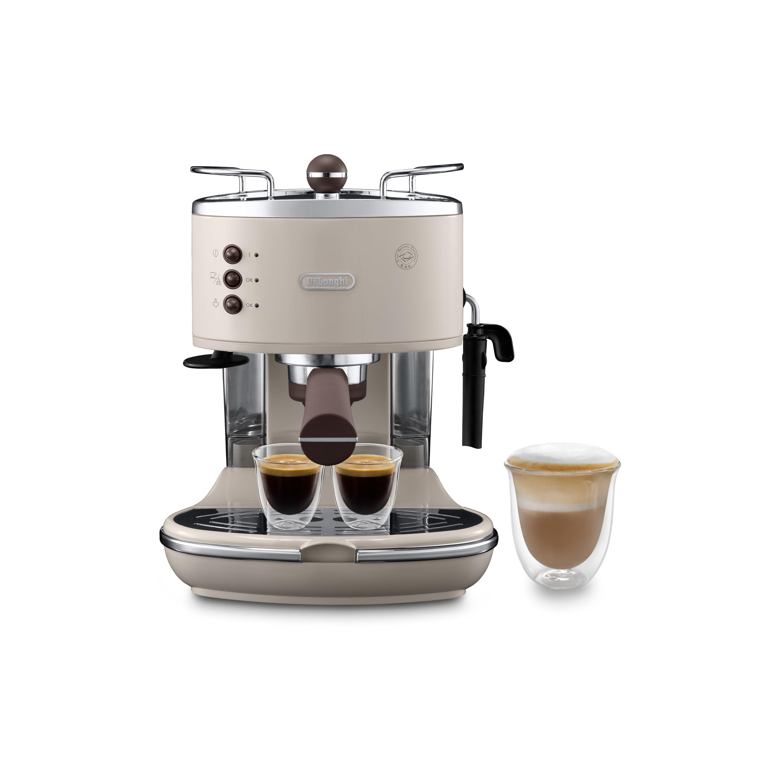 De'Longhi ECOV 311.BG Cafetera Automática, 1100 W, 1.4 L, 15 Bares, 2 Tazas, Acero Inoxidable, B