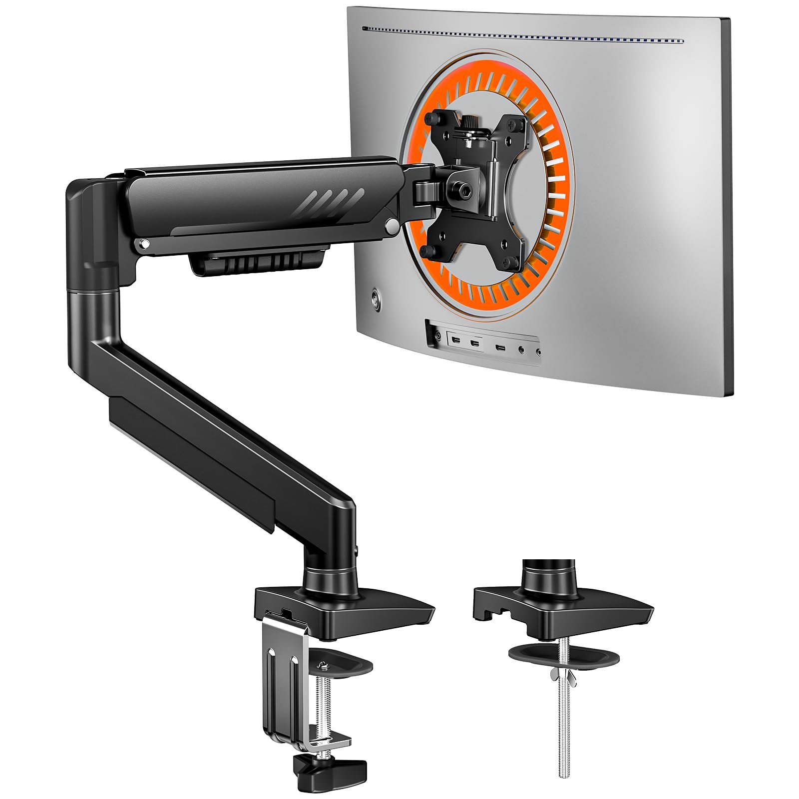 ErGear Soporte Monitor de Escritorio para 13-34 Pulgadas [Actualizado - Sin Ceder] Brazo Monitor