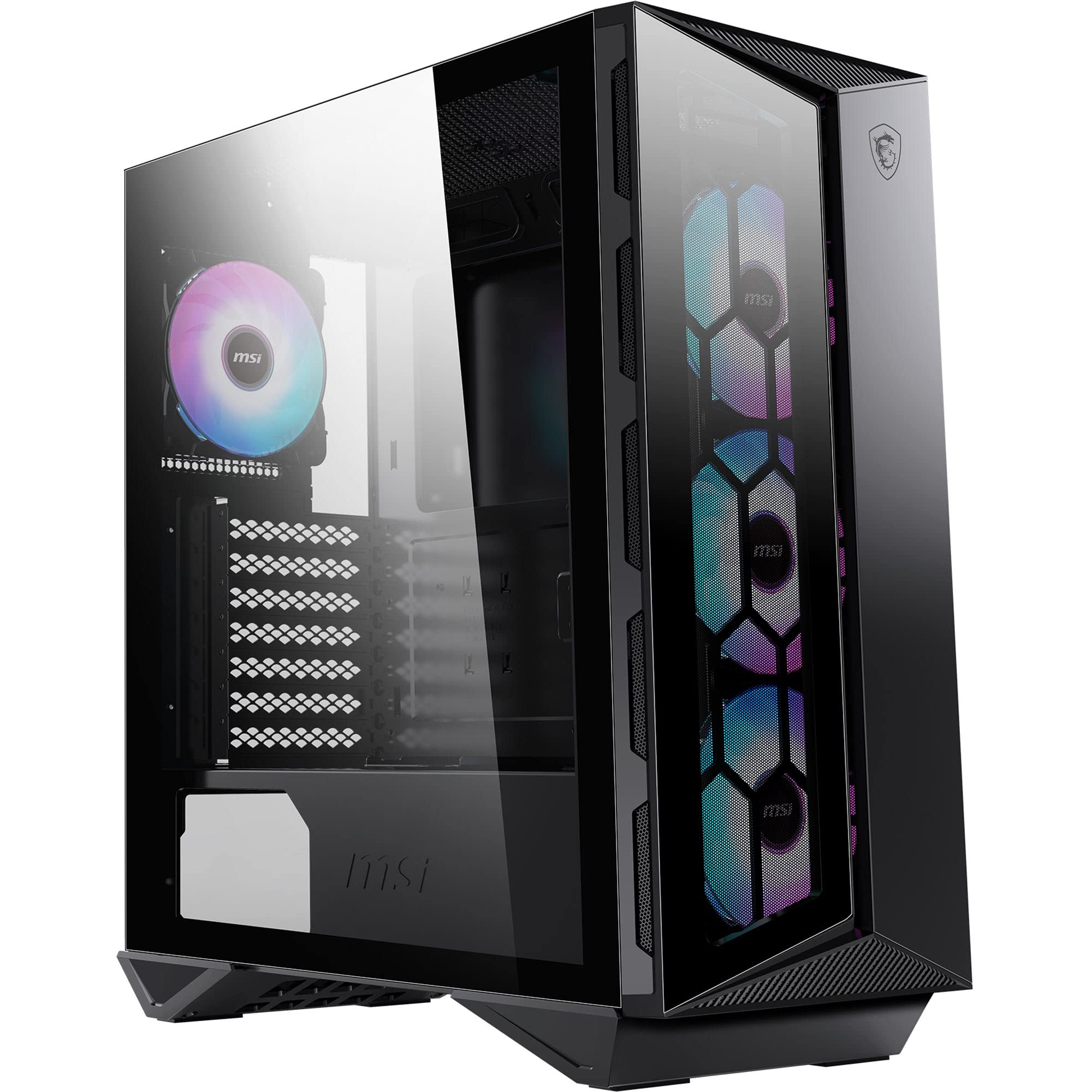 Msi Mpg Gungnir 110R Caja PC Media Torre - Vidrio Templado, Atx, M-Atx Y Mini-Itx, 4 Ventiladores