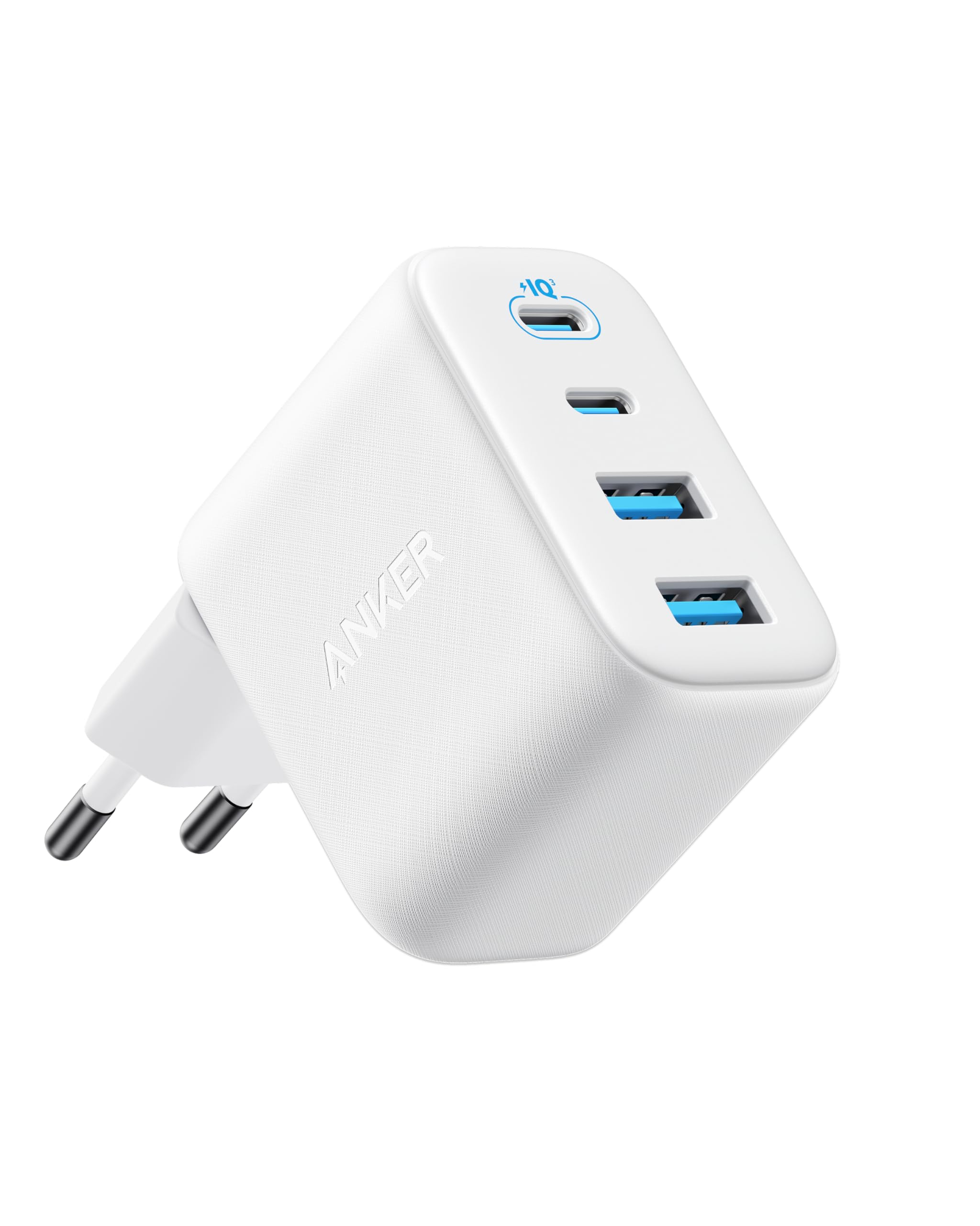 Anker Zolo Cargador iPhone Carga rapida GAN 50 W, Adaptador de Pared de 4 Puertos con Salida, 2 U
