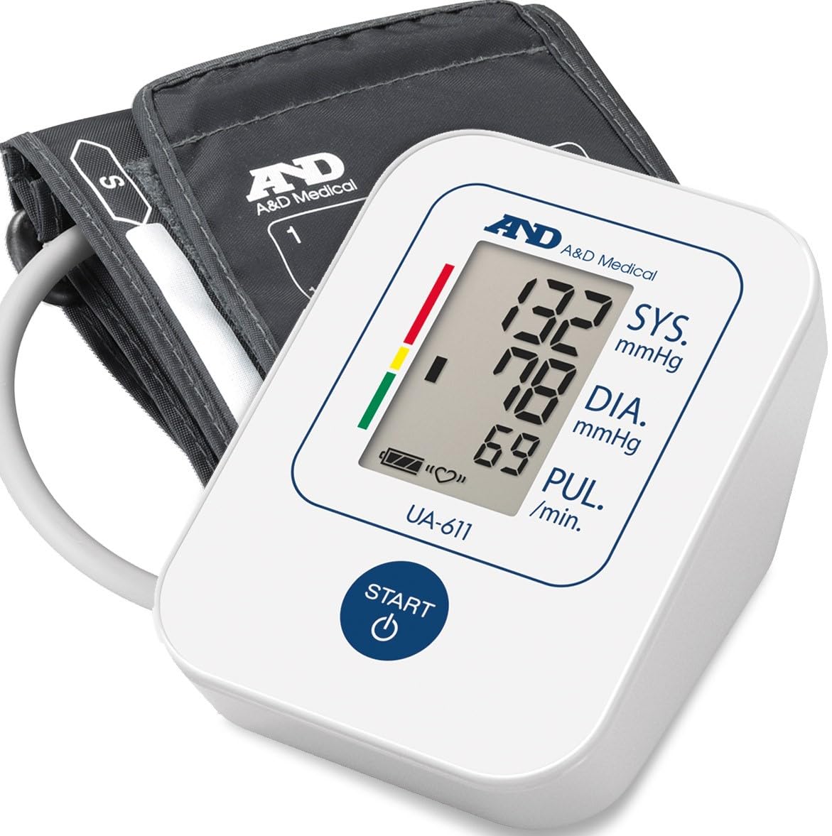 A&D Medical Tensiómetro de Brazo digital, medición precisa de la presión arterial y el pulso