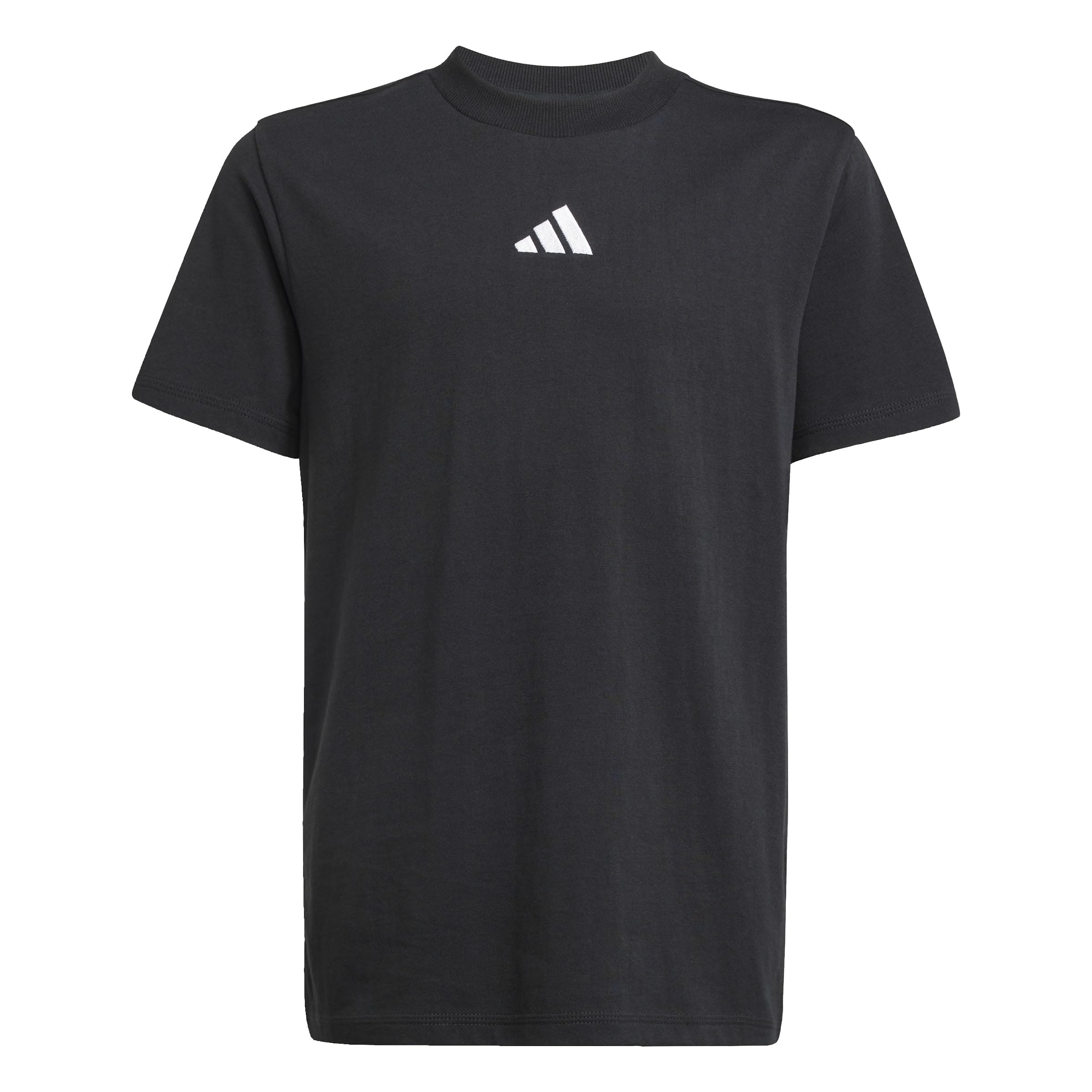 adidas Unisex niños Essentials Shirt, Black/White, 11-12 Years