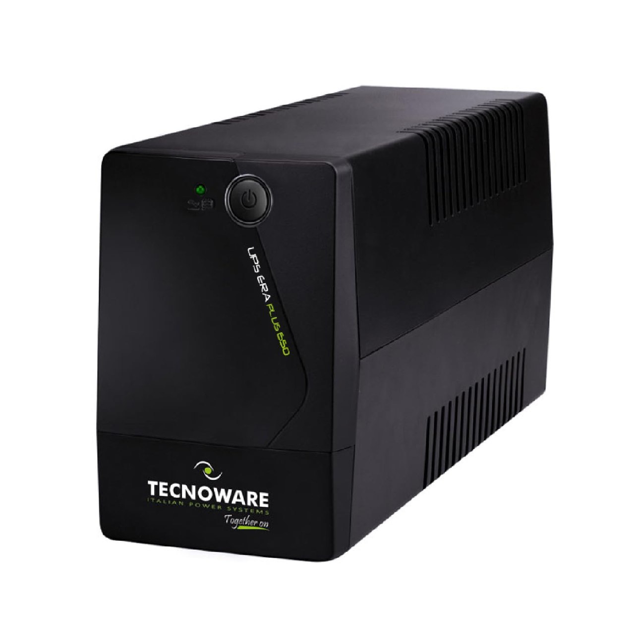 Tecnoware Power Systems Ups 650Va Para PC/Modem, No Gaming/Consola, Sai Era Plus, 2 Schuko, Prote