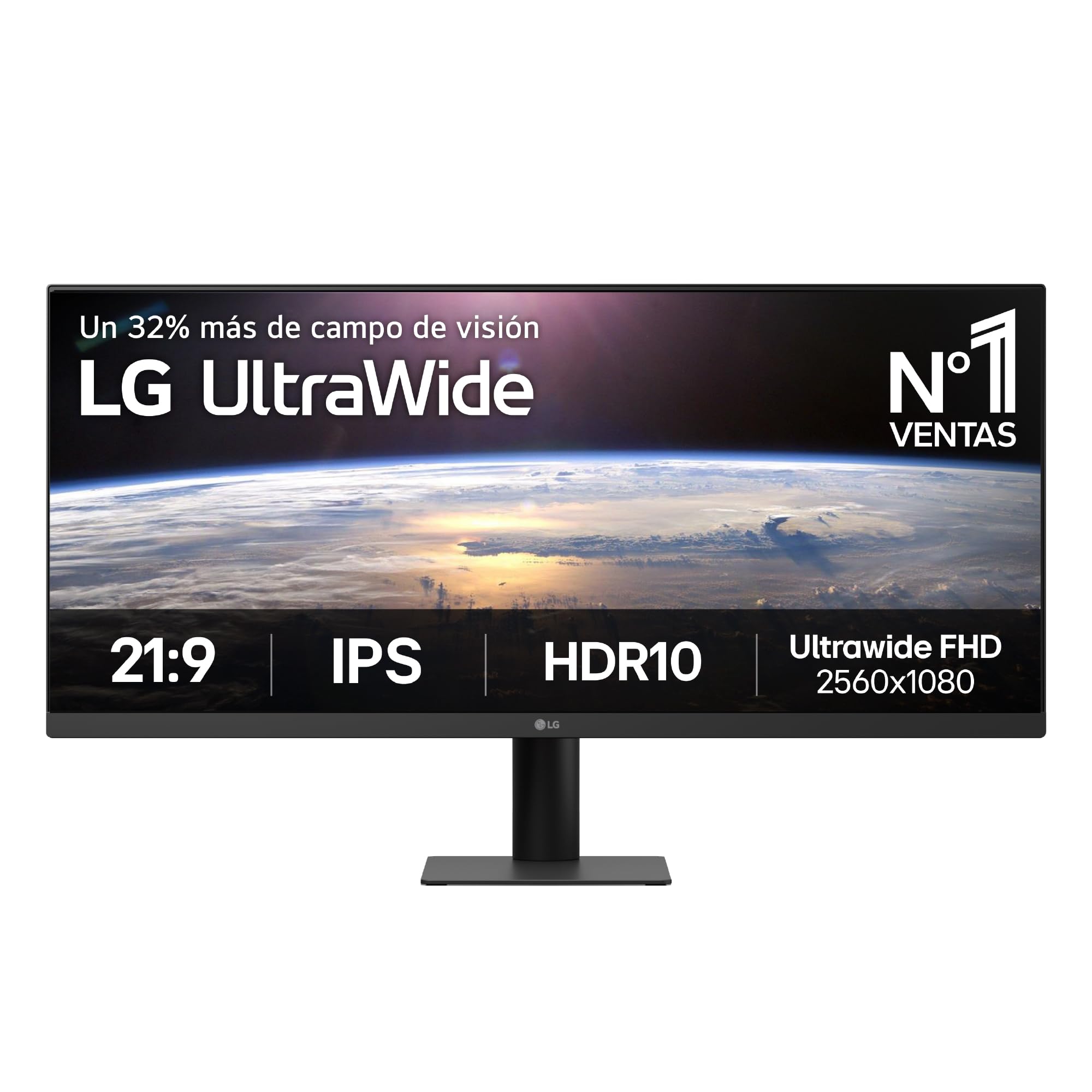 LG 29U511A-B - Monitor Ultrawide 29" (2560X1080), 21:9, Panel Ips Uwfhd, Hdr10, 100Hz, 5Ms (Gtg)