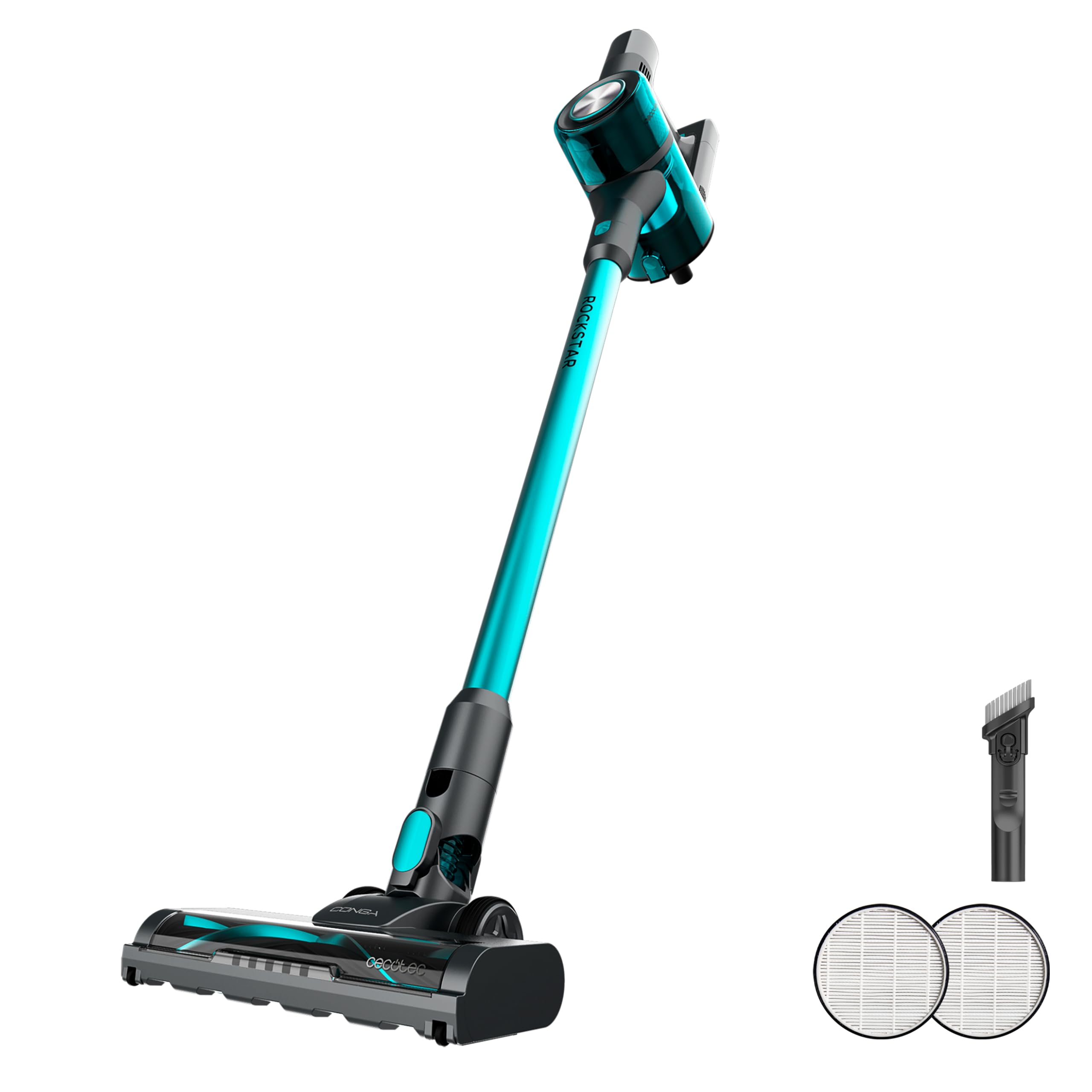 Cecotec Aspiradora Escoba sin Cable Conga Rockstar P50 Neo. 80AW, 20000Pa, Motor BDLC con 265W, A