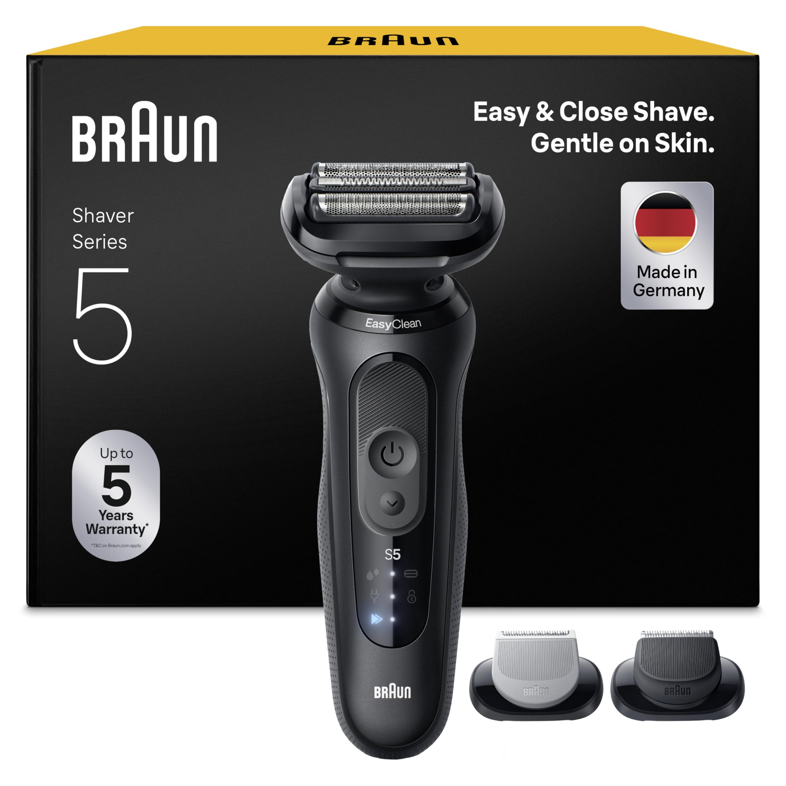Braun Series 5 Afeitadora Eléctrica Hombre, 52-N1650SI, Negro