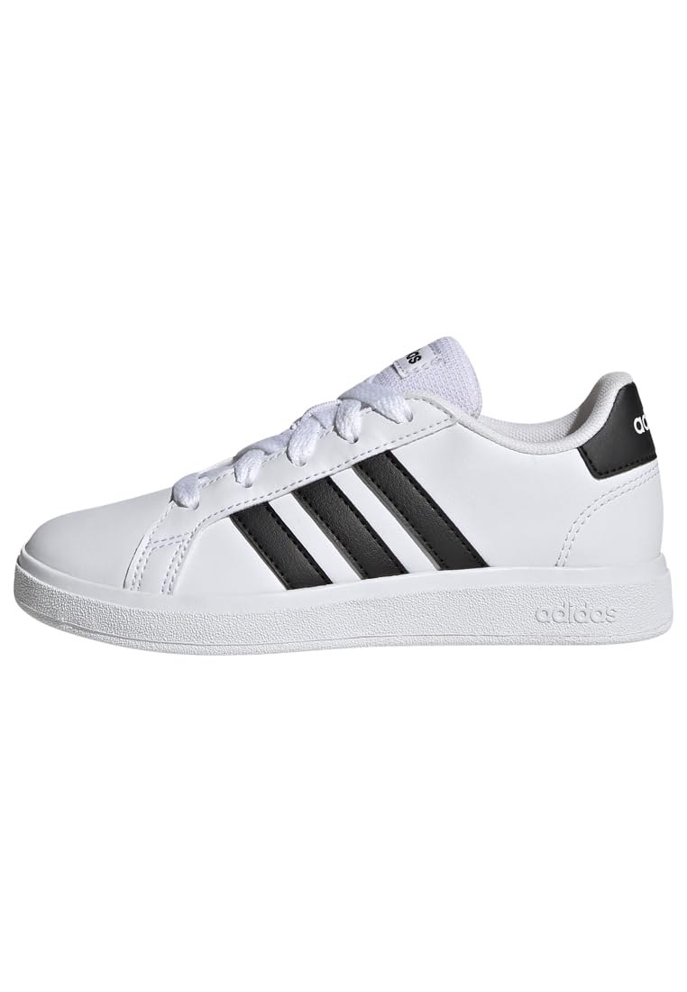 adidas Grand Court Lifestyle Tennis Lace-Up Shoes, Zapatillas de Tenis Unisex niños, Cloud White