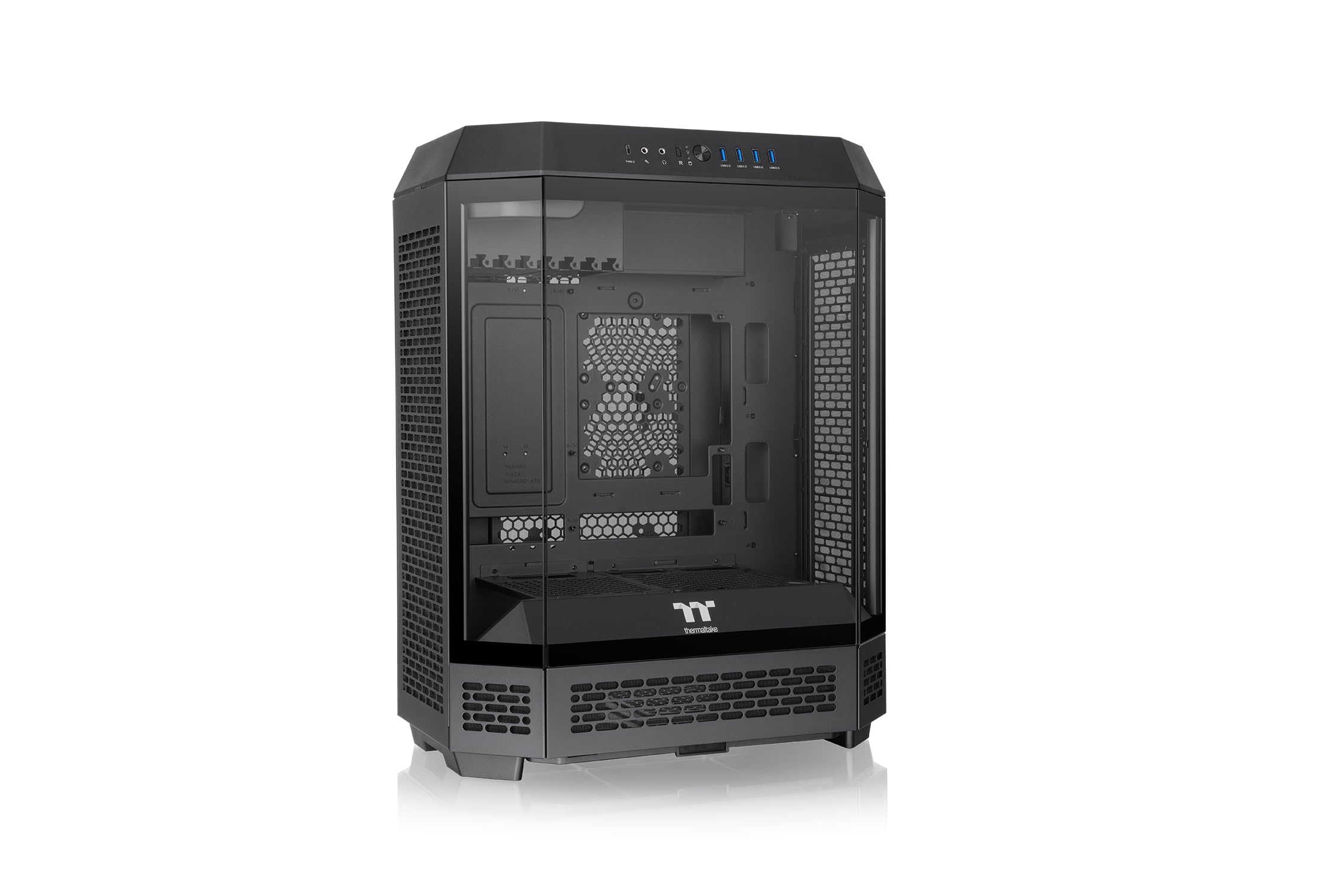 Thermaltake The Tower 600 Mid Tower ATX Octogonal 2 Ventiladores de 140mm Preinstalados Ven