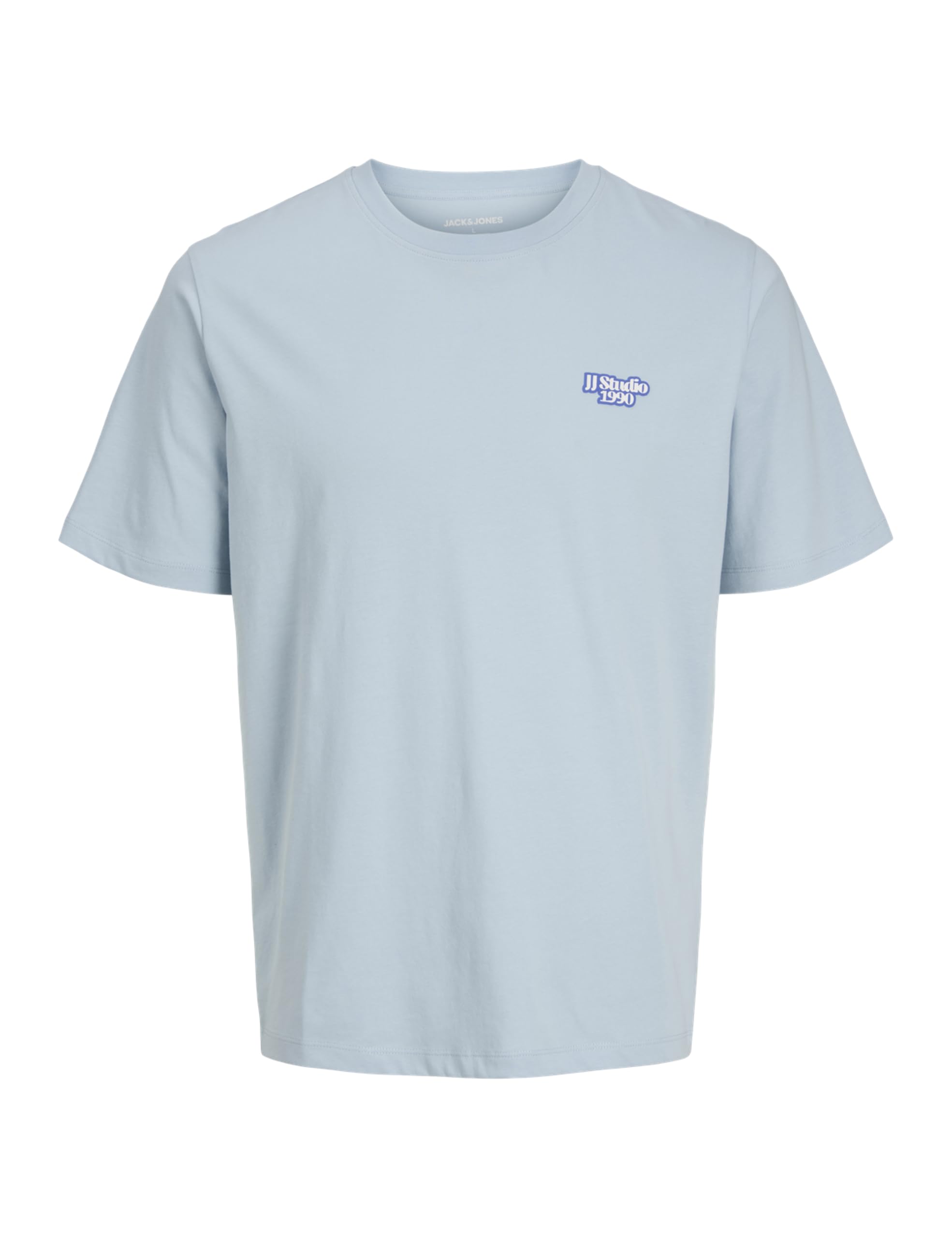 JACK & JONES Jjseattle tee SS Crew Neck, Azul Celestial., M