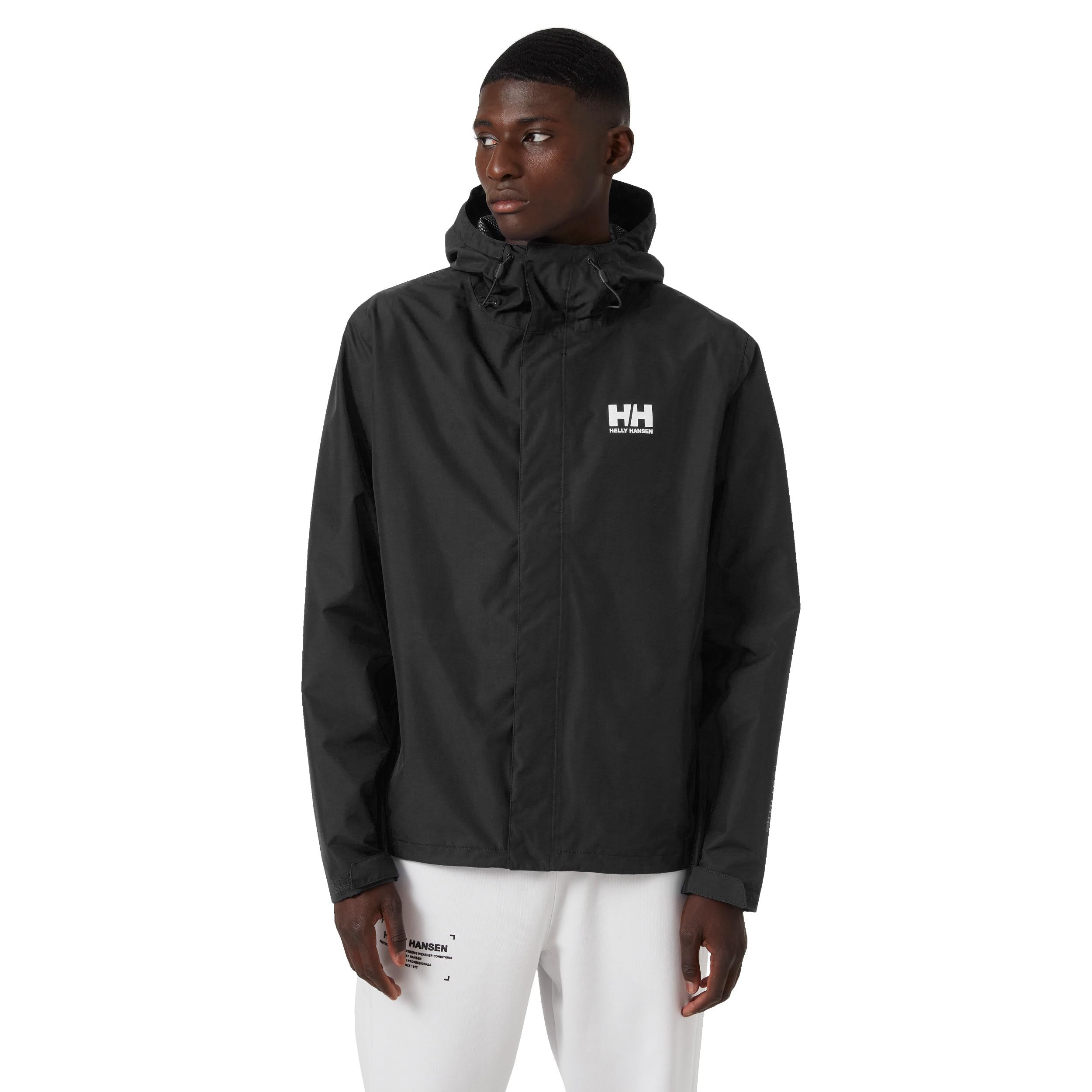 Helly Hansen Hombres Chaqueta Seven J, Negro, L