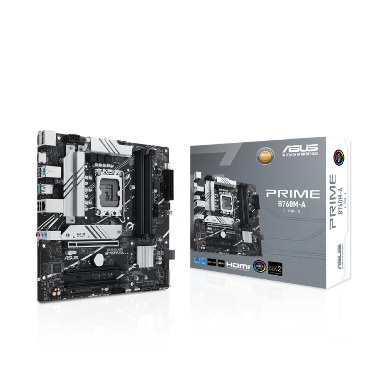 Scheda Madre - Asus - Prime B760M-A-Csm - Lga 1700 - Ddr5 - Micro Atx