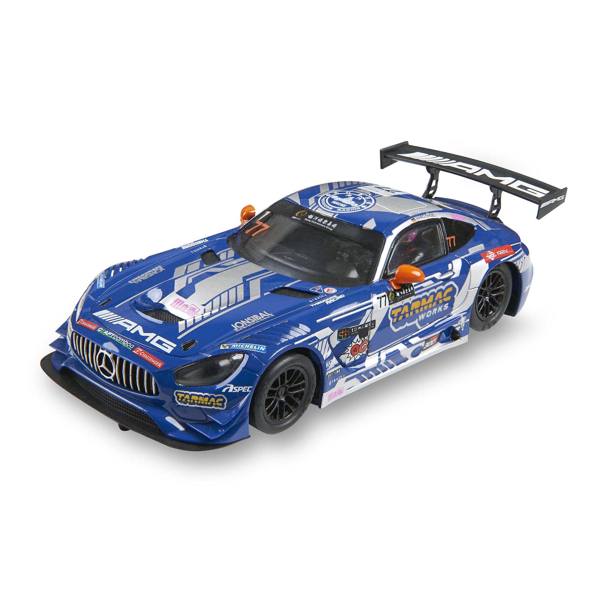 Scalextric - Coche De Carreras Original - Coche Slot Escala 1:32 (Mercedes Amg Gt3 - Tarmac)