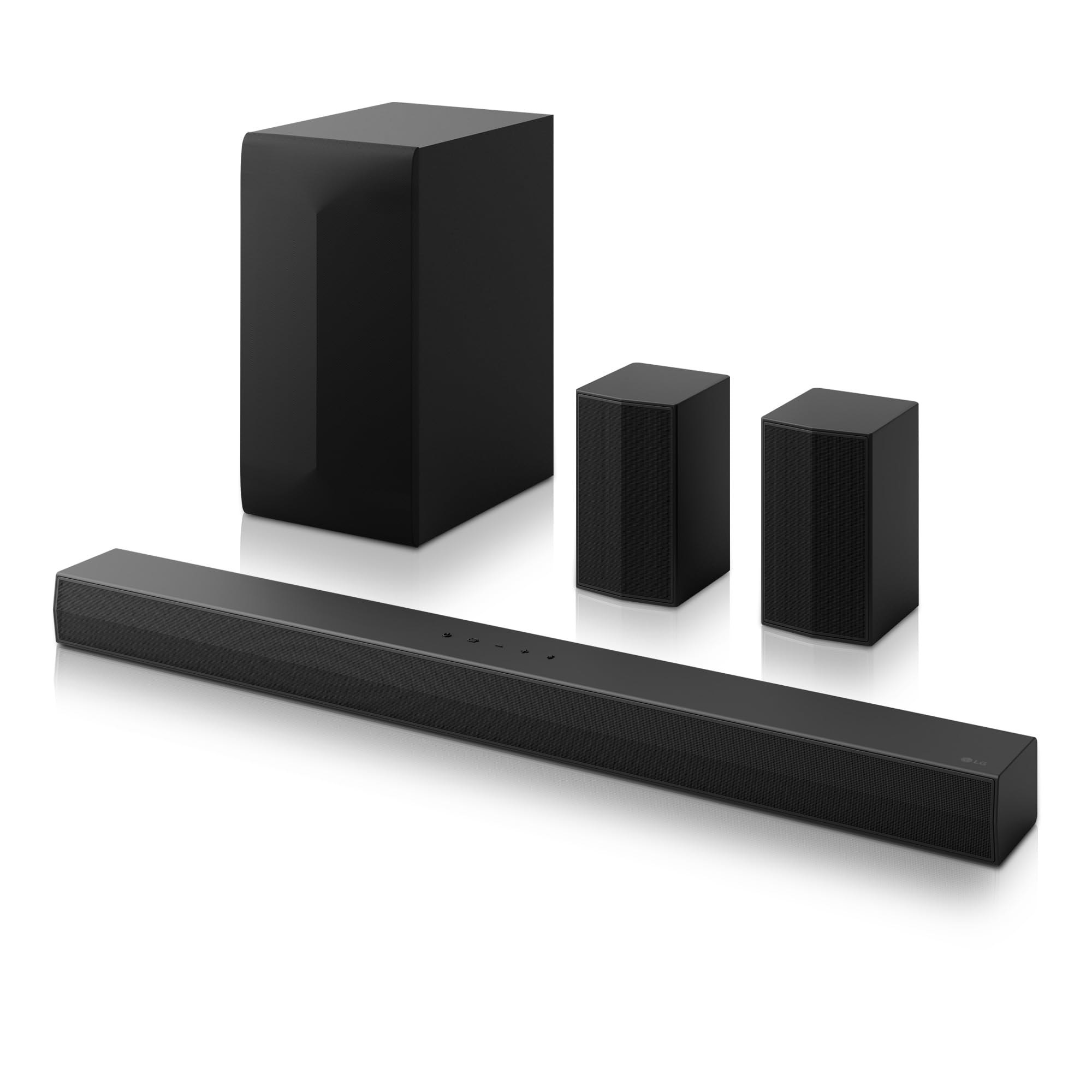 LG Ds60Tr - Barra De Sonido, Bluetooth, 440W, 5.1 Canales Con Subwoofer, Altavoces Traseros, Dolb