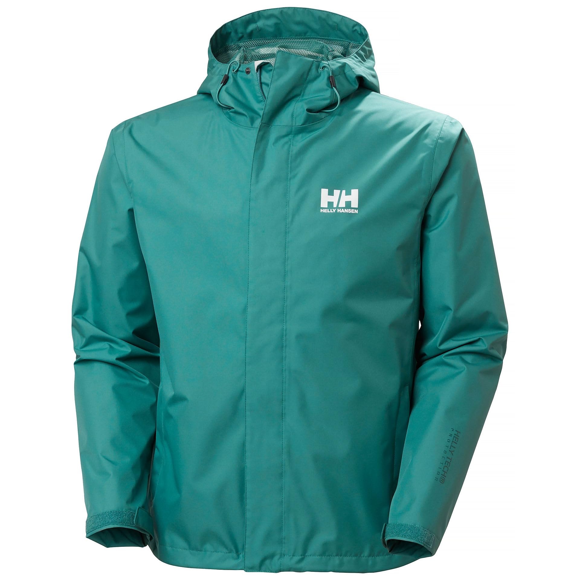 Helly Hansen Men's Seven J Jacket, Green, XL