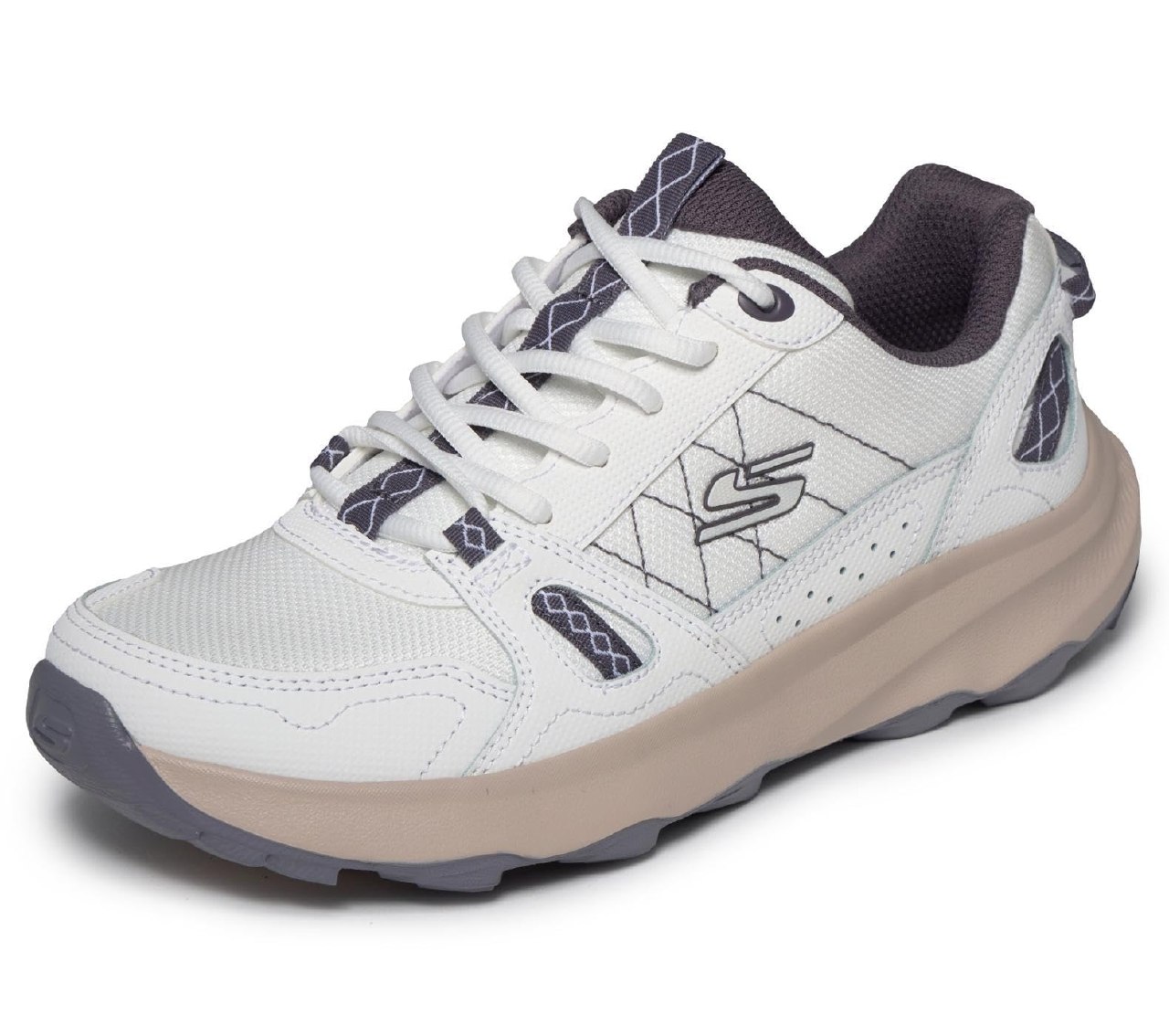 Skechers Ridge Oak Gateway Trail - Tenis para Mujer, Color Blanco, Talla 3.5